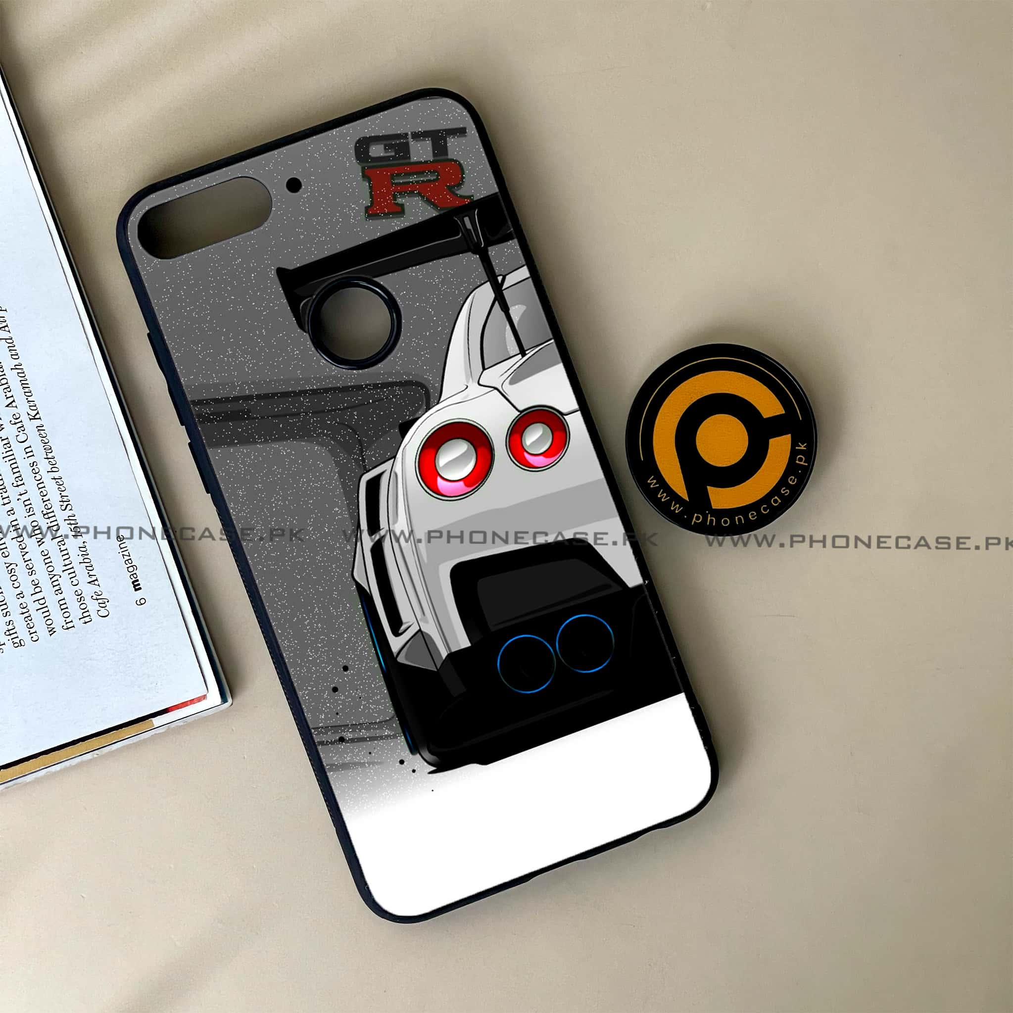 Huawei Y7 Prime (2018) - Racing 2.0 Series - Premium Printed Glass soft Bumper shock Proof Case