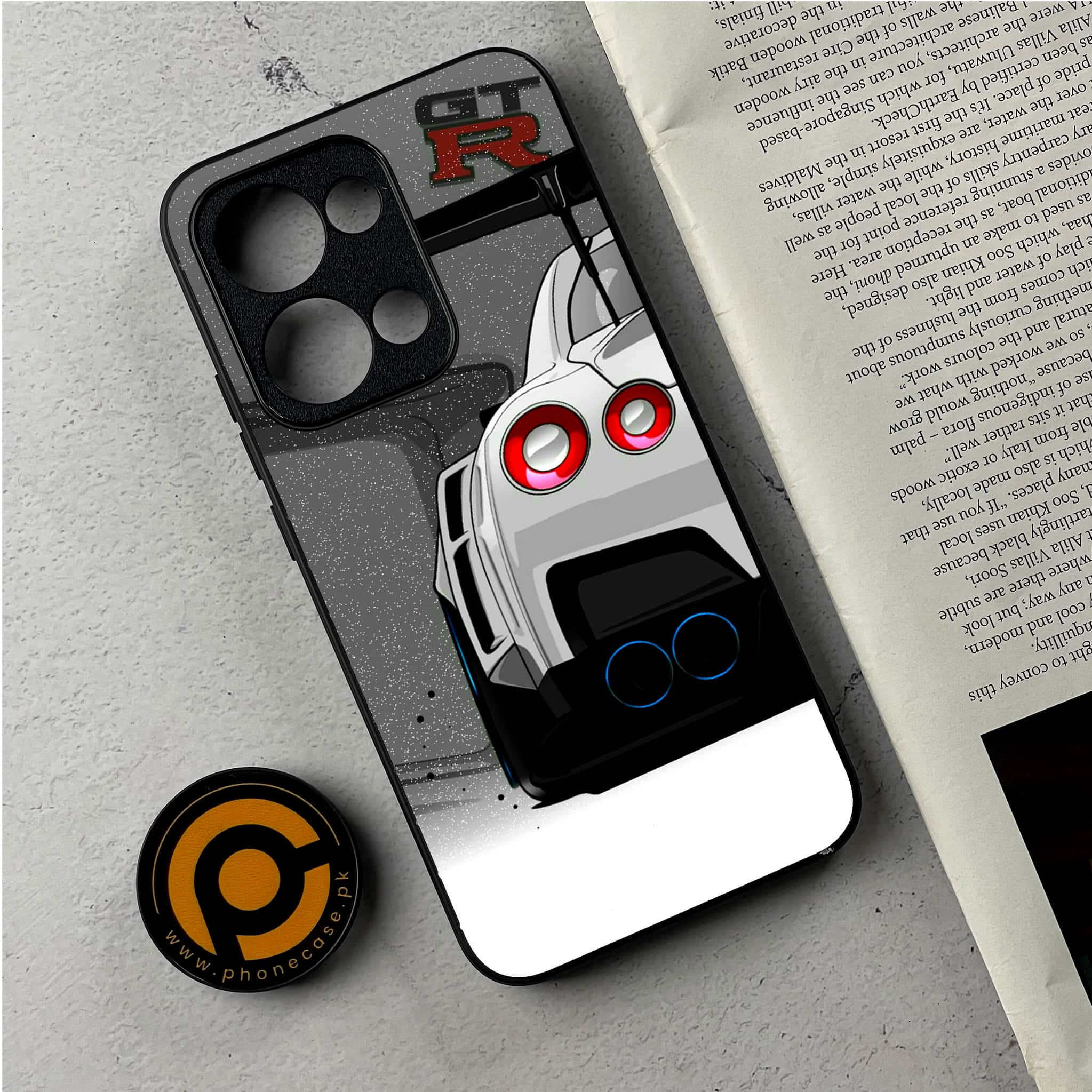 Oppo Reno 13 - Racing 2.0 Series - Premium Metal Printed Soft Bumper Shockproof Case