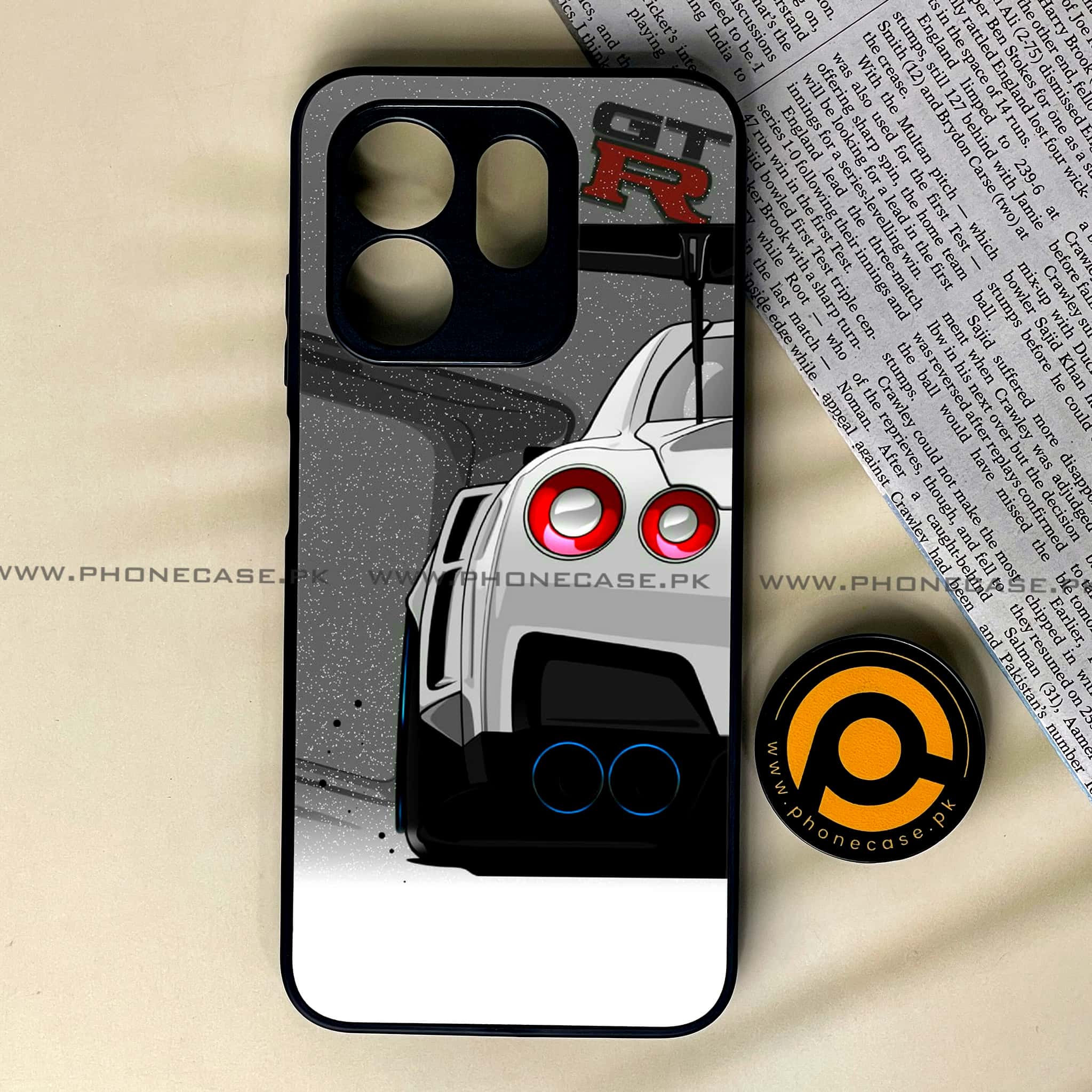 Infinix Smart 9 HD - Racing 2.0 Series - Premium Metal Printed soft Bumper shock Proof Case