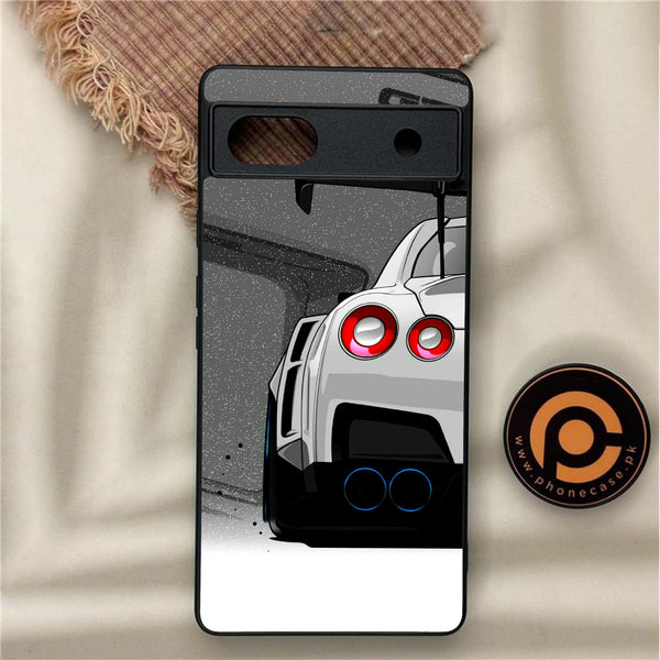 Google Pixel 6A - Racing Series 2.0 Design 5   - Premium Metal Printed soft Bumper Shock Proof Case