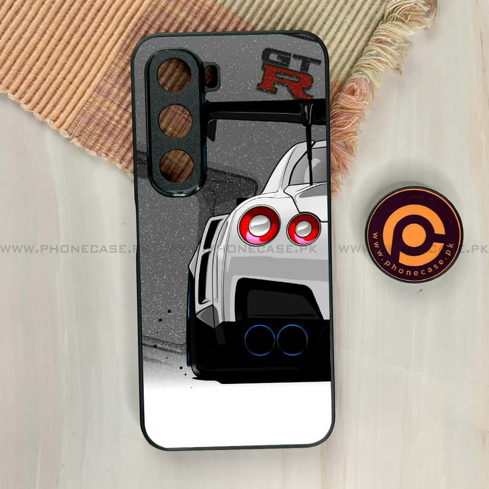 Infinix Hot 60i - Racing 2.0 Series - Premium Metal Printed soft Bumper shock Proof Case