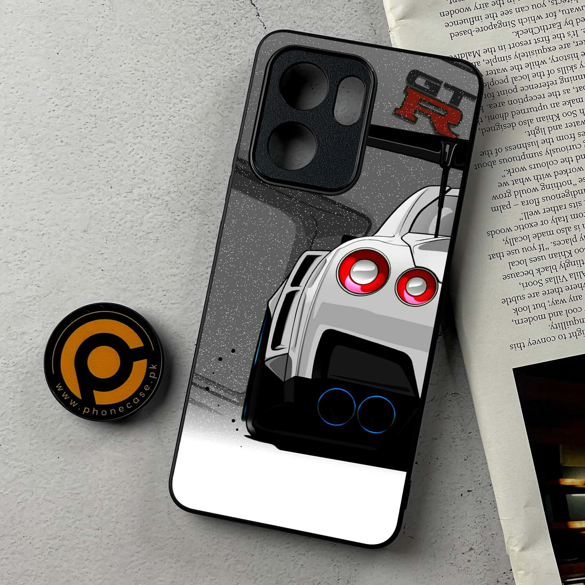 Oppo Reno 14F - Racing 2.0 Series - Premium Metal Printed Soft Bumper Shockproof Case
