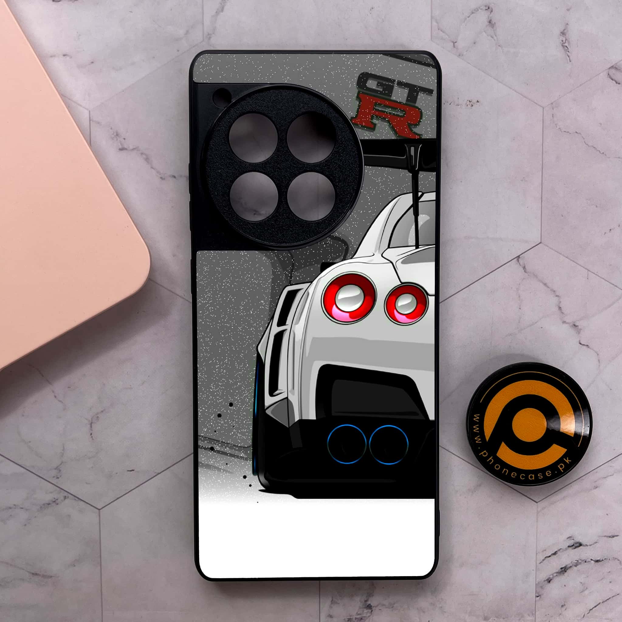 OnePlus 12R - Racing 2.0 Series - Premium Metal Printed soft Bumper shock Proof Case