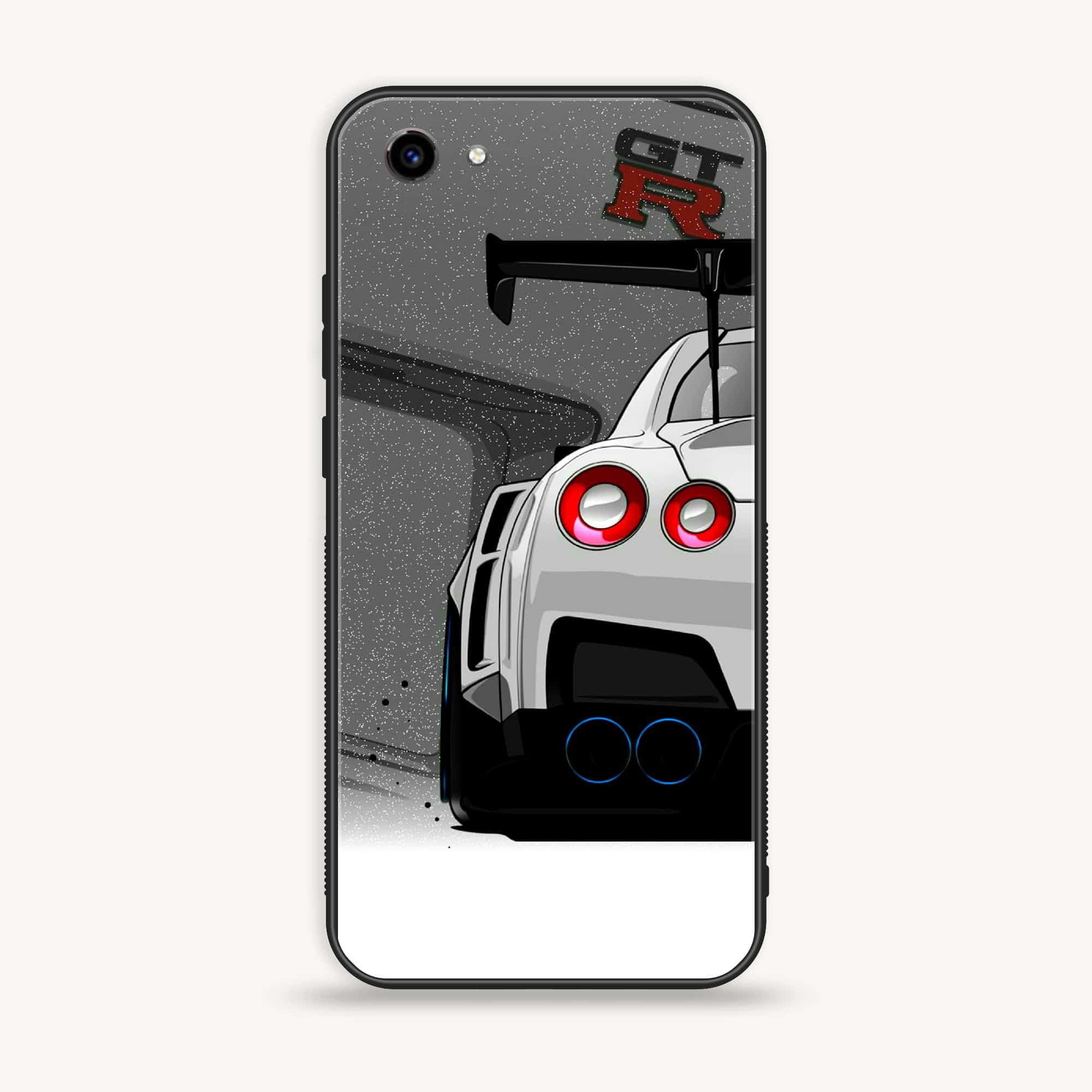 Vivo Y83 - Racing 2.0 Series - Premium Printed Glass soft Bumper shock Proof Case