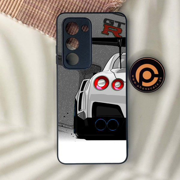 Oppo A5 2025 - Racing 2.0 Design 5- Premium Metal Printed soft Bumper shock Proof Case CS-49710