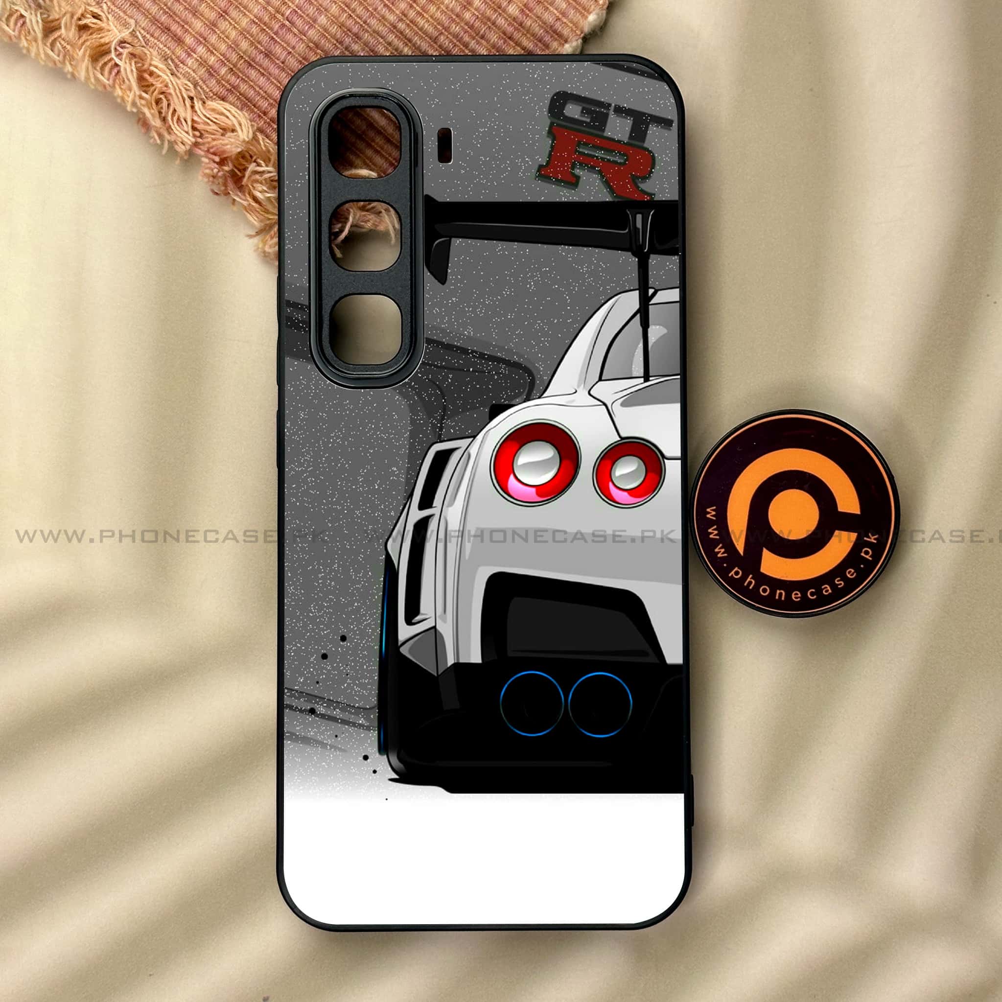 Infinix Hot 60 Pro Plus - Racing 2.0 Series - Premium Metal Printed soft Bumper shock Proof Case