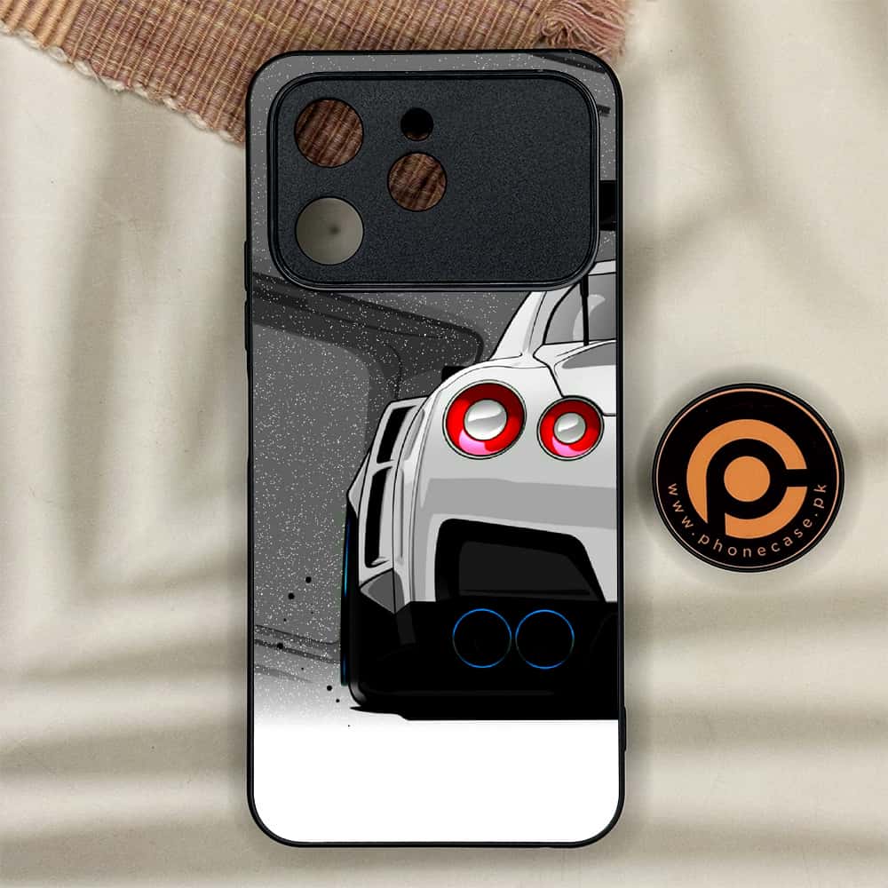 Tecno Spark 40 - Racing 2.0 Series - Premium Metal Printed soft Bumper shock Proof Case