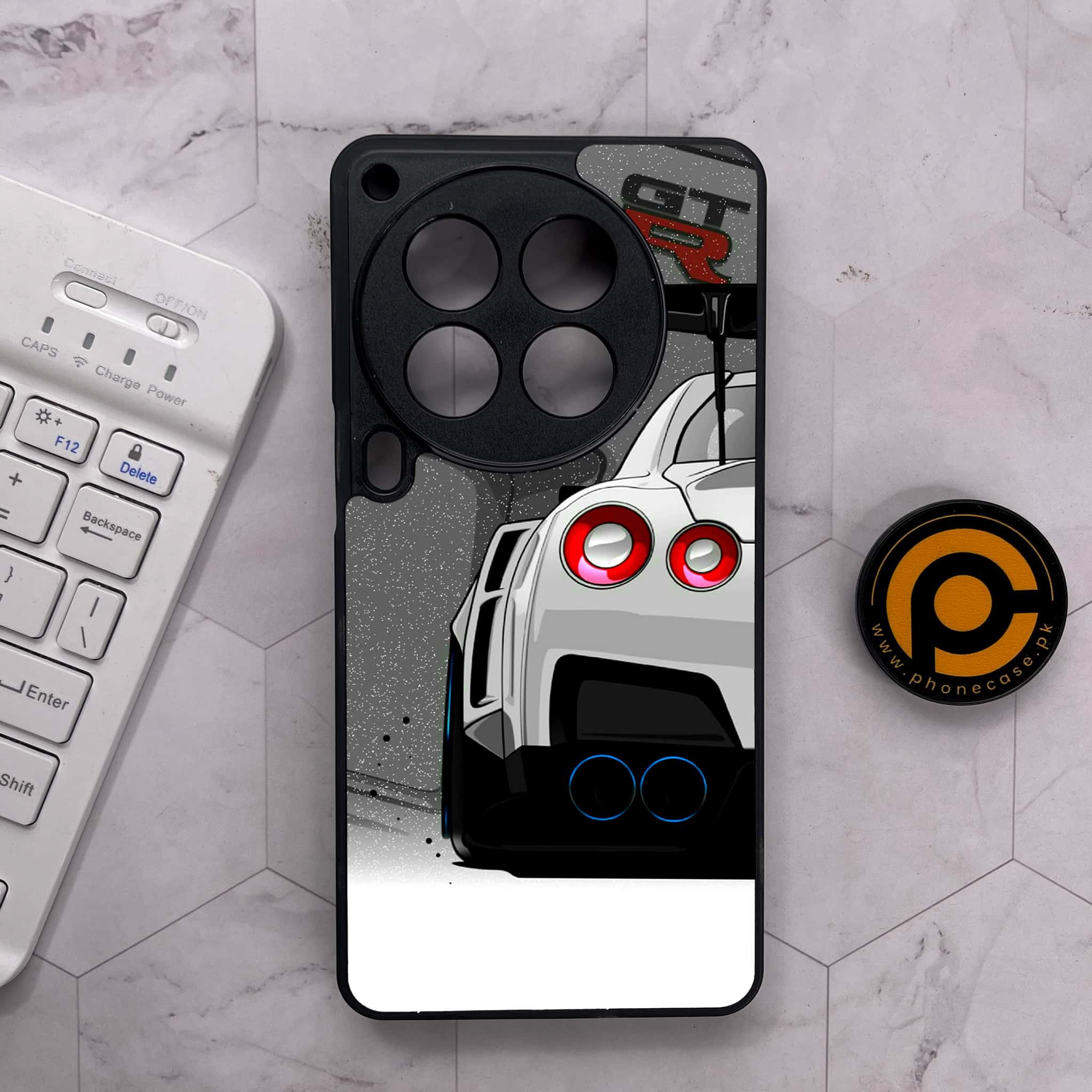 Tecno Camon 30 Premier - Racing 2.0 Series - Premium Metal Printed soft Bumper shock Proof Case