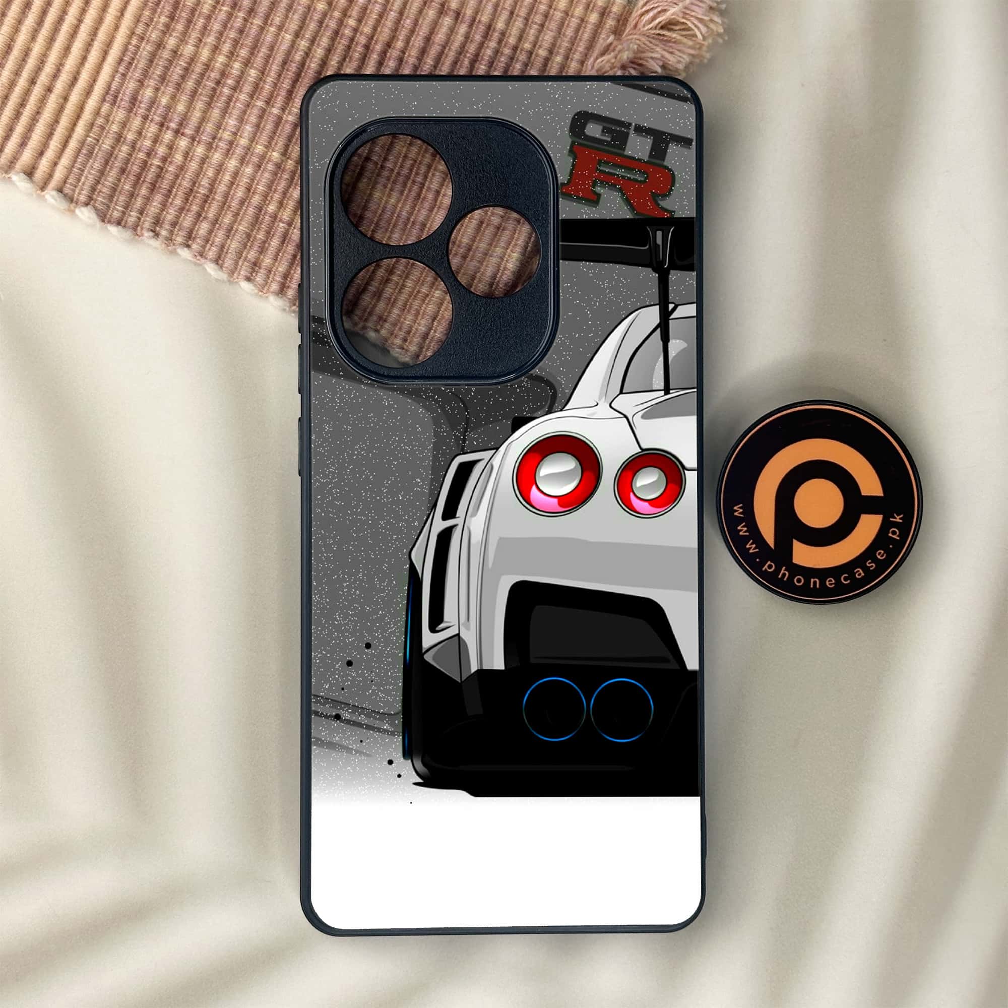 Realme GT 6 - Racing 2.0 Series - Premium Metal Printed soft Bumper shock Proof Case