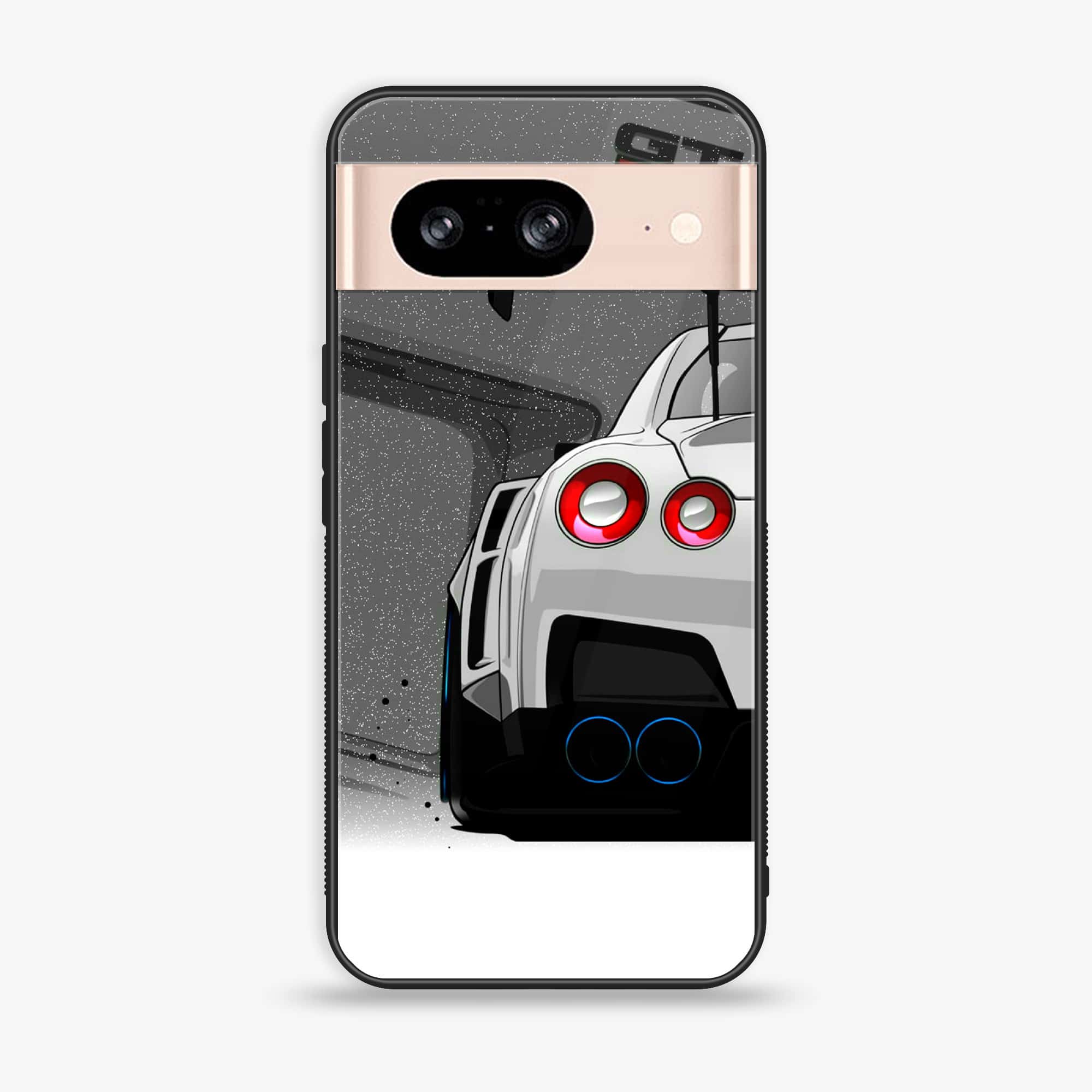 Google Pixel 8 -  Racing 2.0 Series - Premium Metal Printed soft Bumper Shock Proof Case