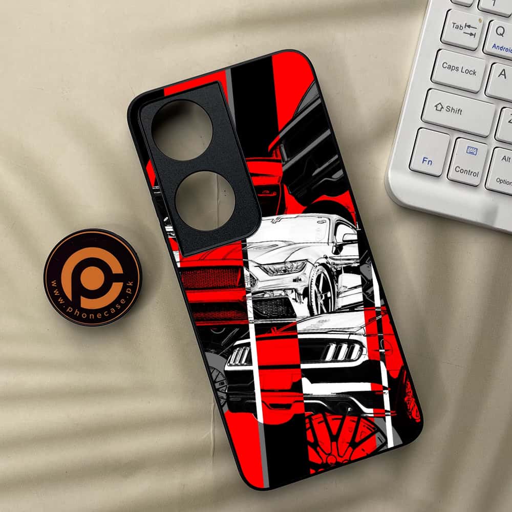 Honor X7b - Racing 2.0 Series - Premium Metal  Printed soft Bumper shock Proof Case