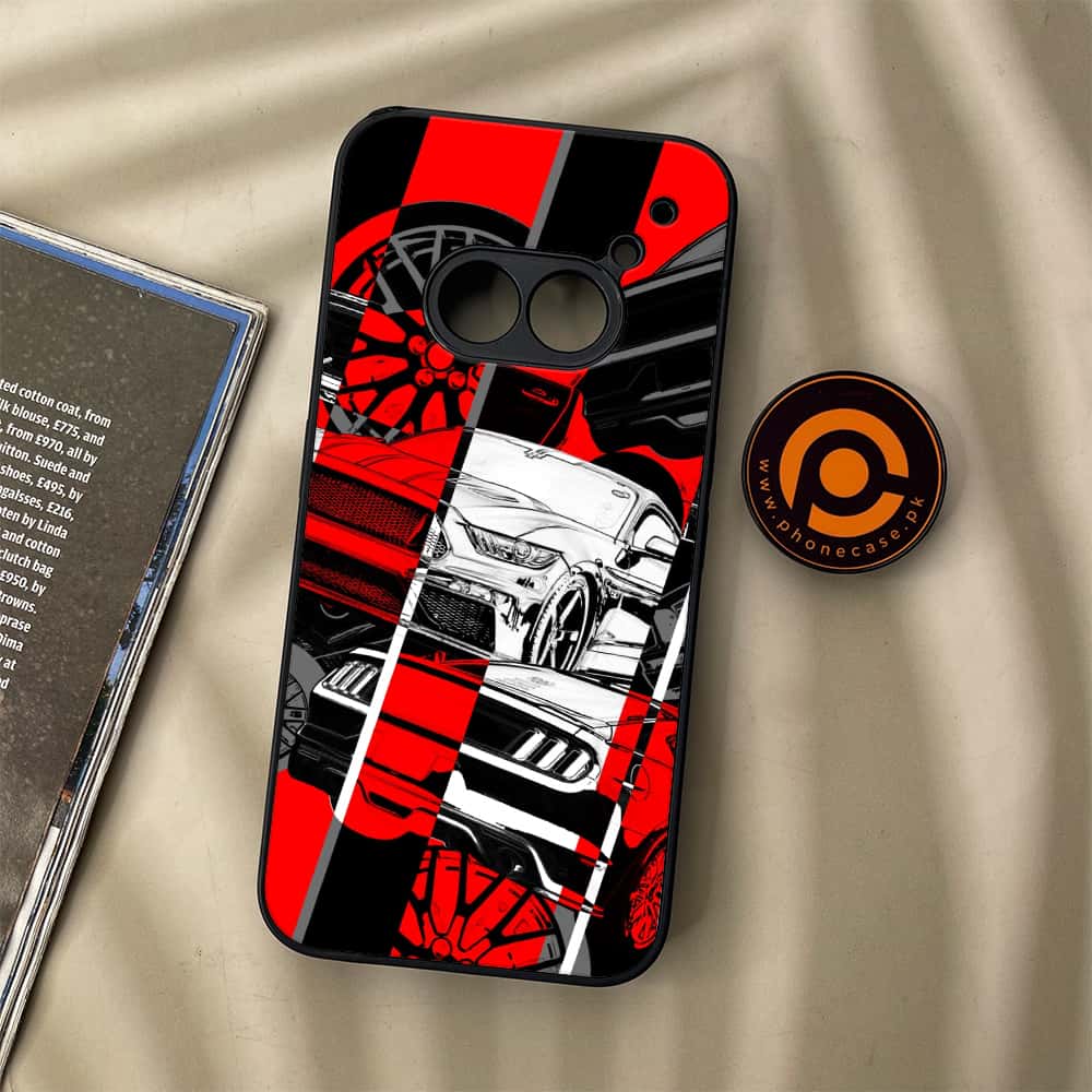 Nothing Phone (2a) - Racing 2.0 Series - Premium Metal Printed soft Bumper Shock Proof Case