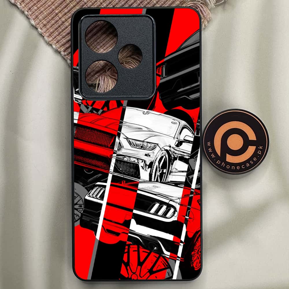 Realme GT 7 - Racing 2.0 Series - Premium Metal Printed soft Bumper shock Proof Case