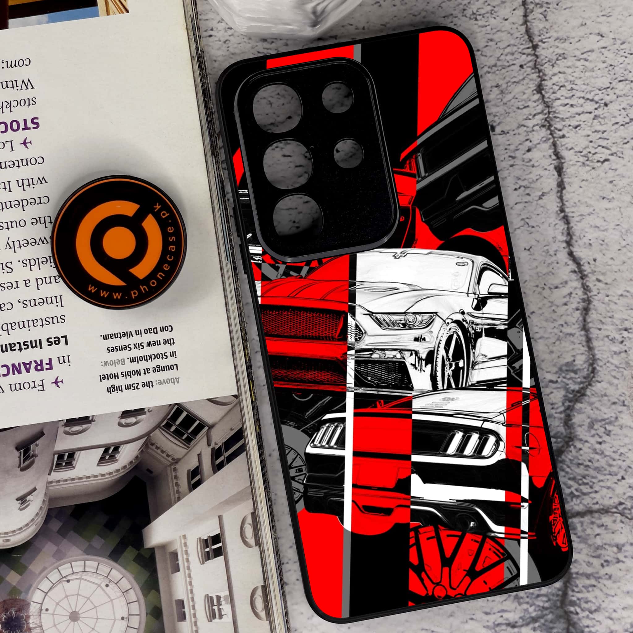 Vivo Y29 4G - Racing 2.0 Series - Premium Metal Printed soft Bumper Shock Proof Case