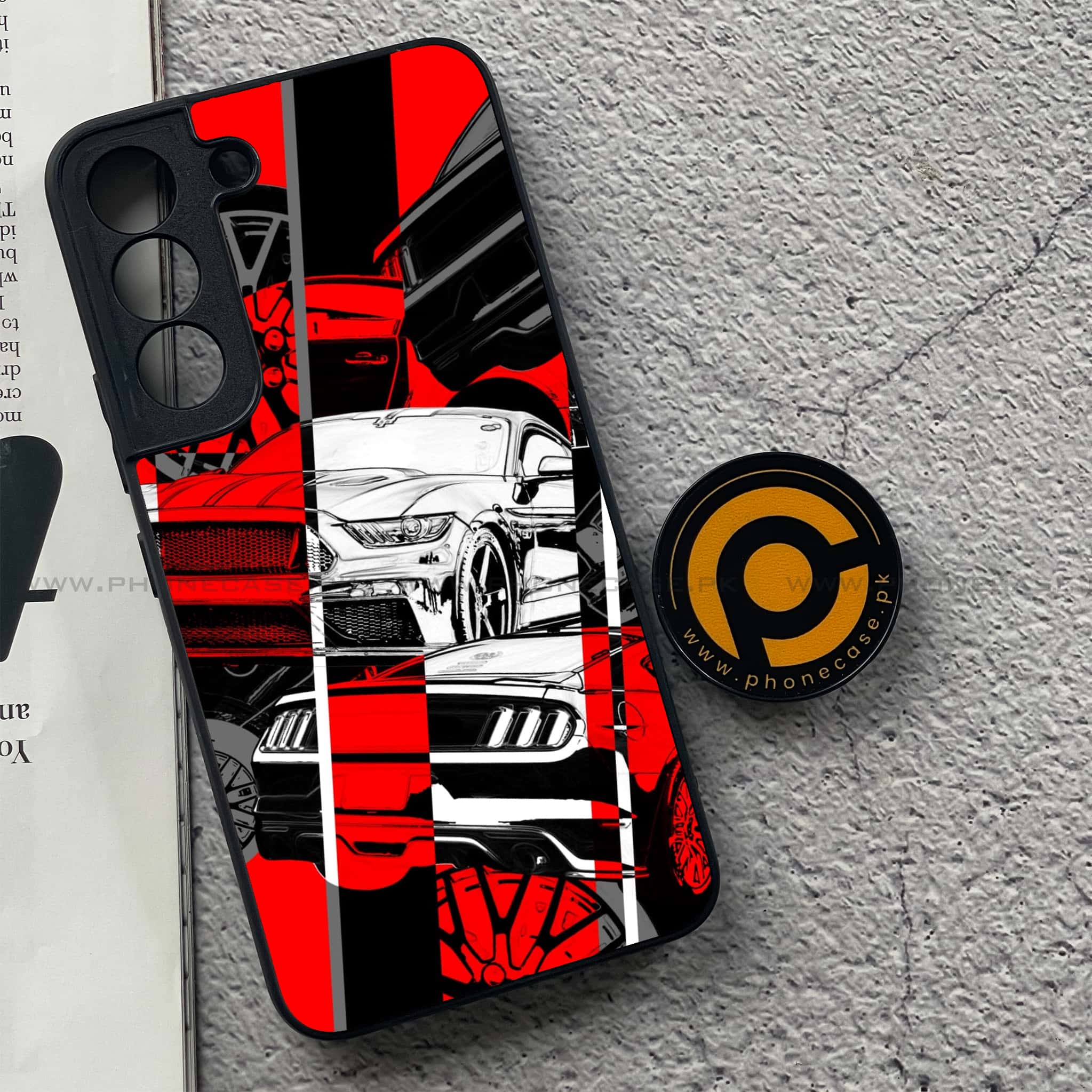 Samsung Galaxy S22 - Racing 2.0 Series - Premium Metal Printed soft Bumper shock Proof Case