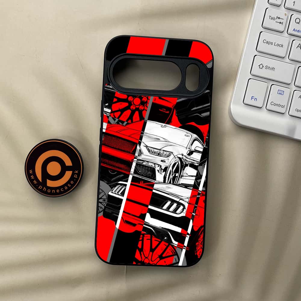 Google Pixel 10 Pro  - Racing 2.0 Series - Premium Metal Printed soft Bumper Shock Proof Case