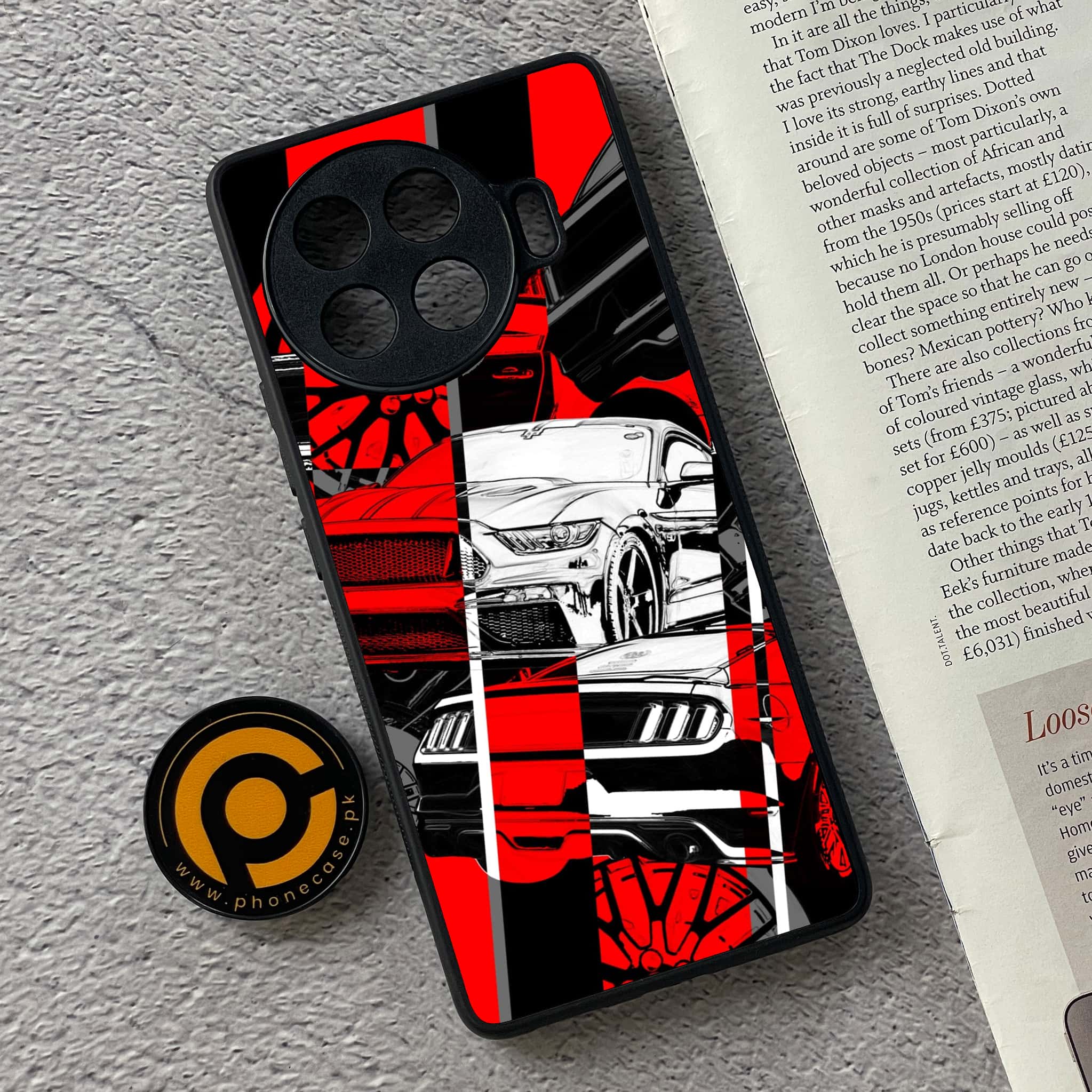 Tecno Spark 20 pro plus - Racing 2.0 Series - Premium Metal Printed soft Bumper shock Proof Case