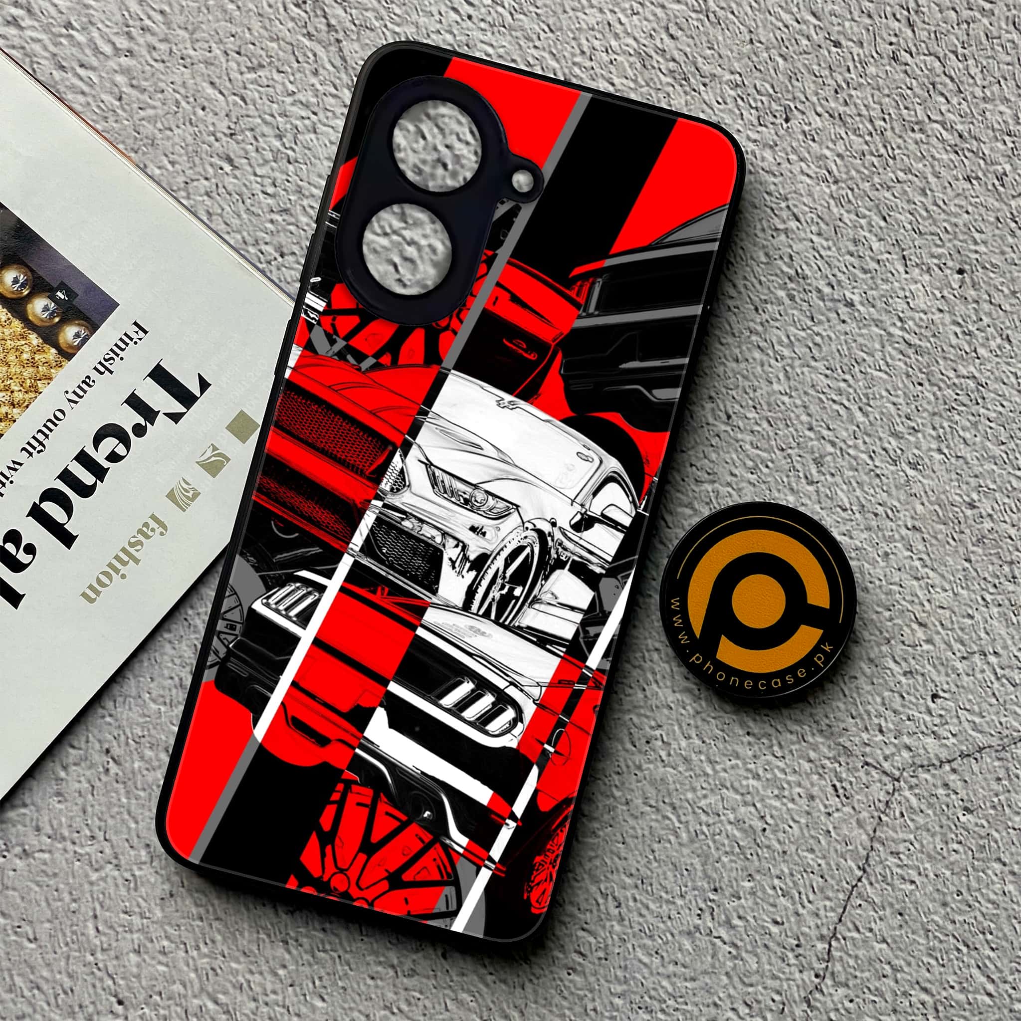 Xiaomi Redmi A5 - Racing 2.0 Series - Premium Metal Printed soft Bumper shock Proof Case