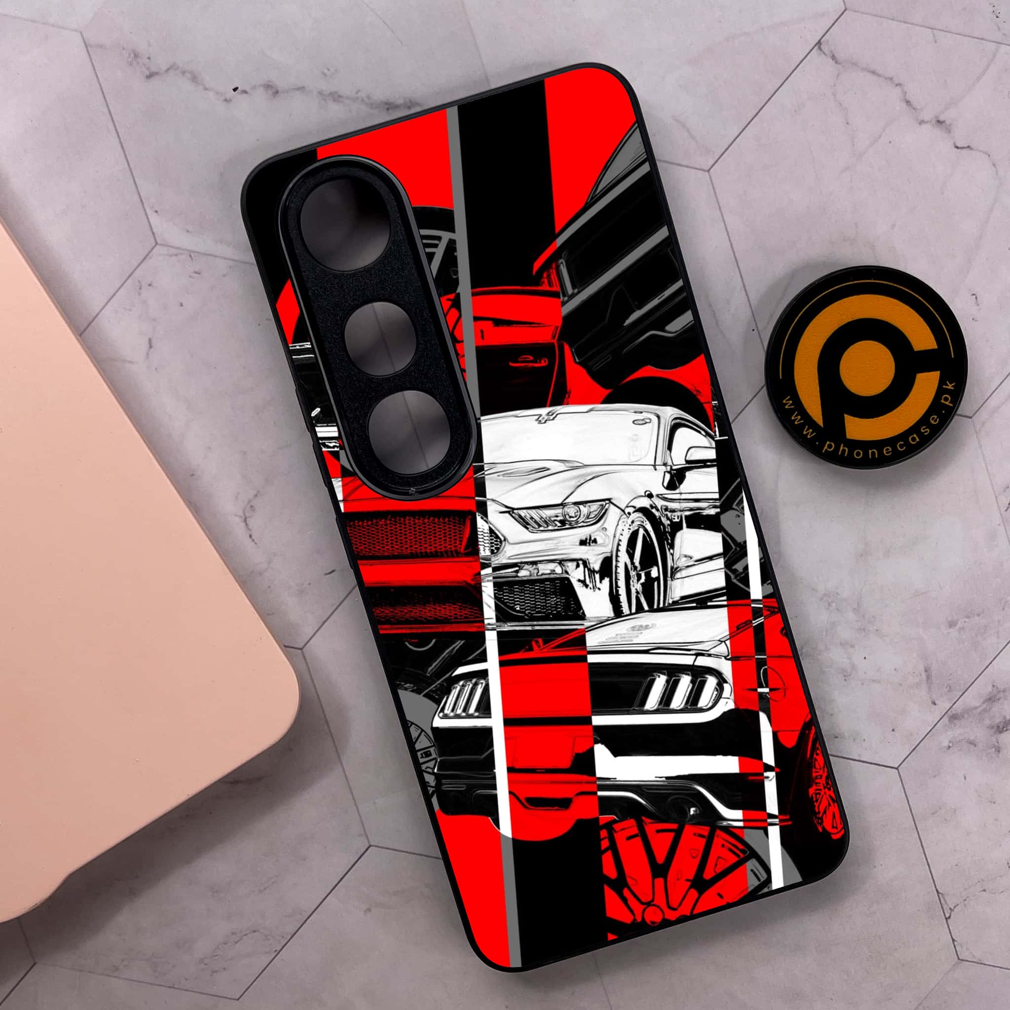 Vivo V50 Lite - Racing 2.0 Series - Premium Metal Printed soft Bumper shock Proof Case