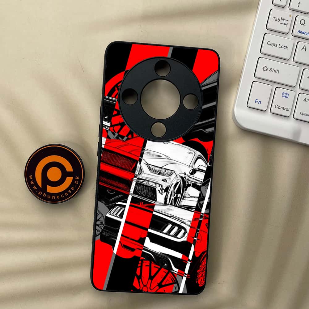 HONOR X9b 5G - Racing 2.0 Series - Premium Metal  Printed soft Bumper shock Proof Case