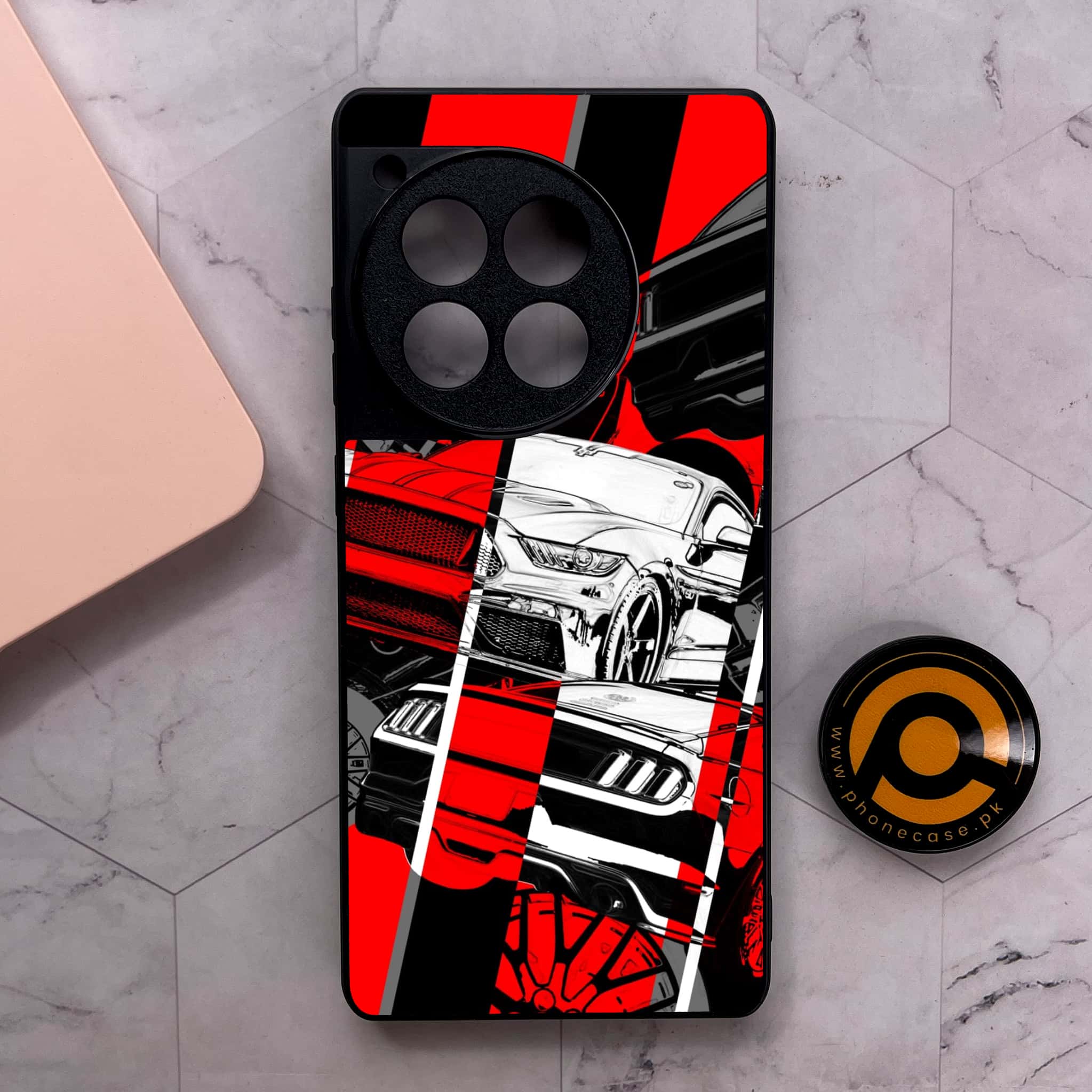 OnePlus 12R - Racing 2.0 Series - Premium Metal Printed soft Bumper shock Proof Case