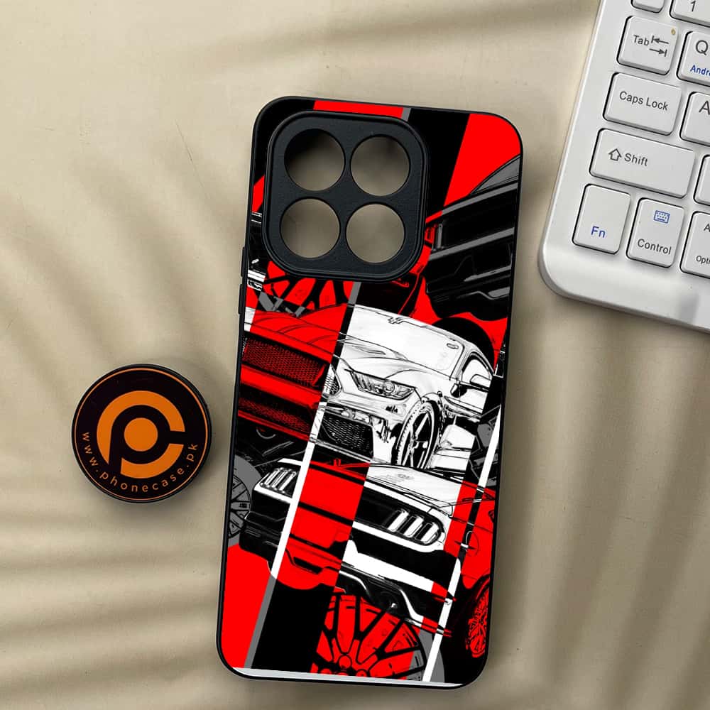 Honor X5b Plus - Racing 2.0 Series - Premium Metal  Printed soft Bumper shock Proof Case