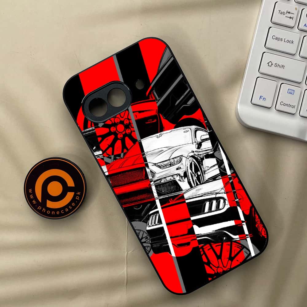 Google Pixel 9a - Racing 2.0 Series - Premium Metal Printed soft Bumper Shock Proof Case