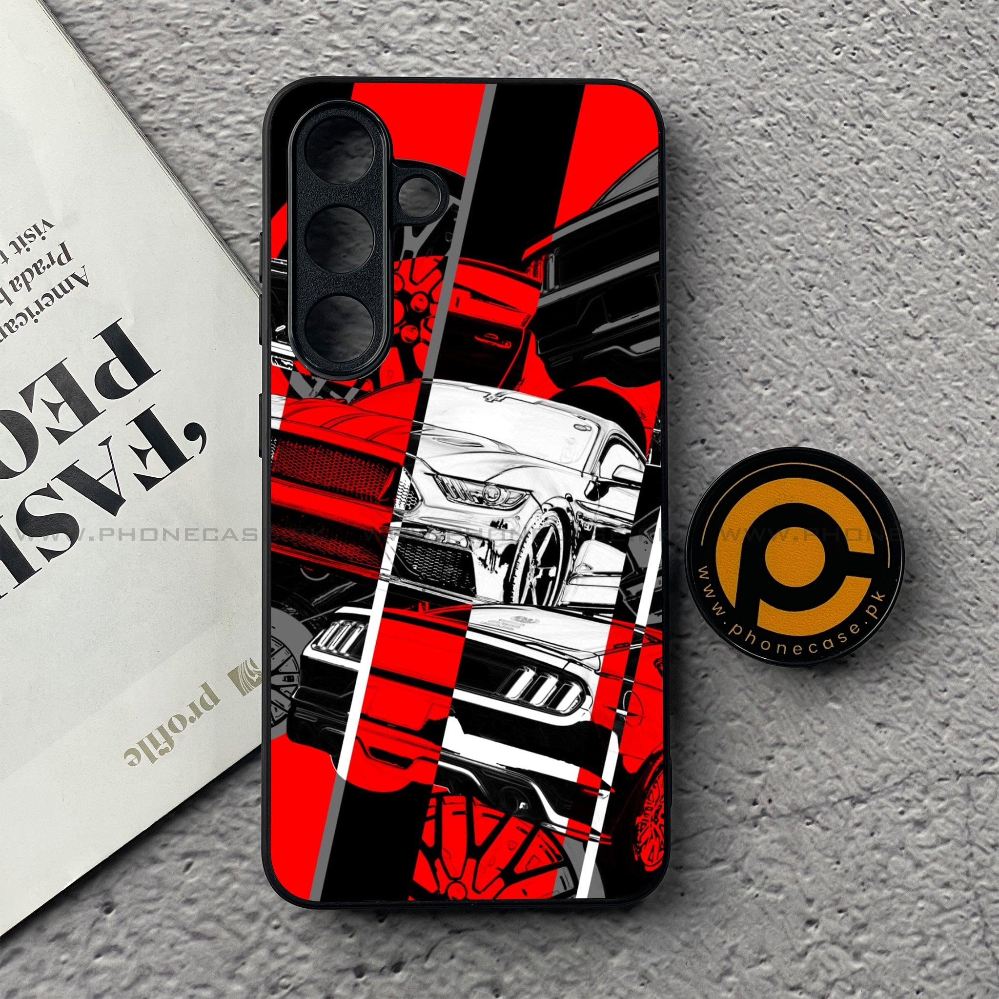 Samsung Galaxy S25 FE - Racing 2.0 Series - Premium Metal Printed soft Bumper shock Proof Case