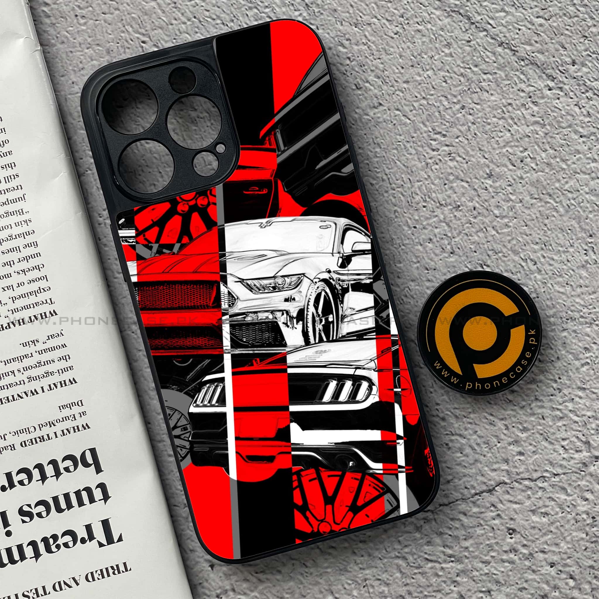 iPhone 15 Pro - Racing 2.0 Series - Premium Metal Printed soft Bumper shock Proof Case