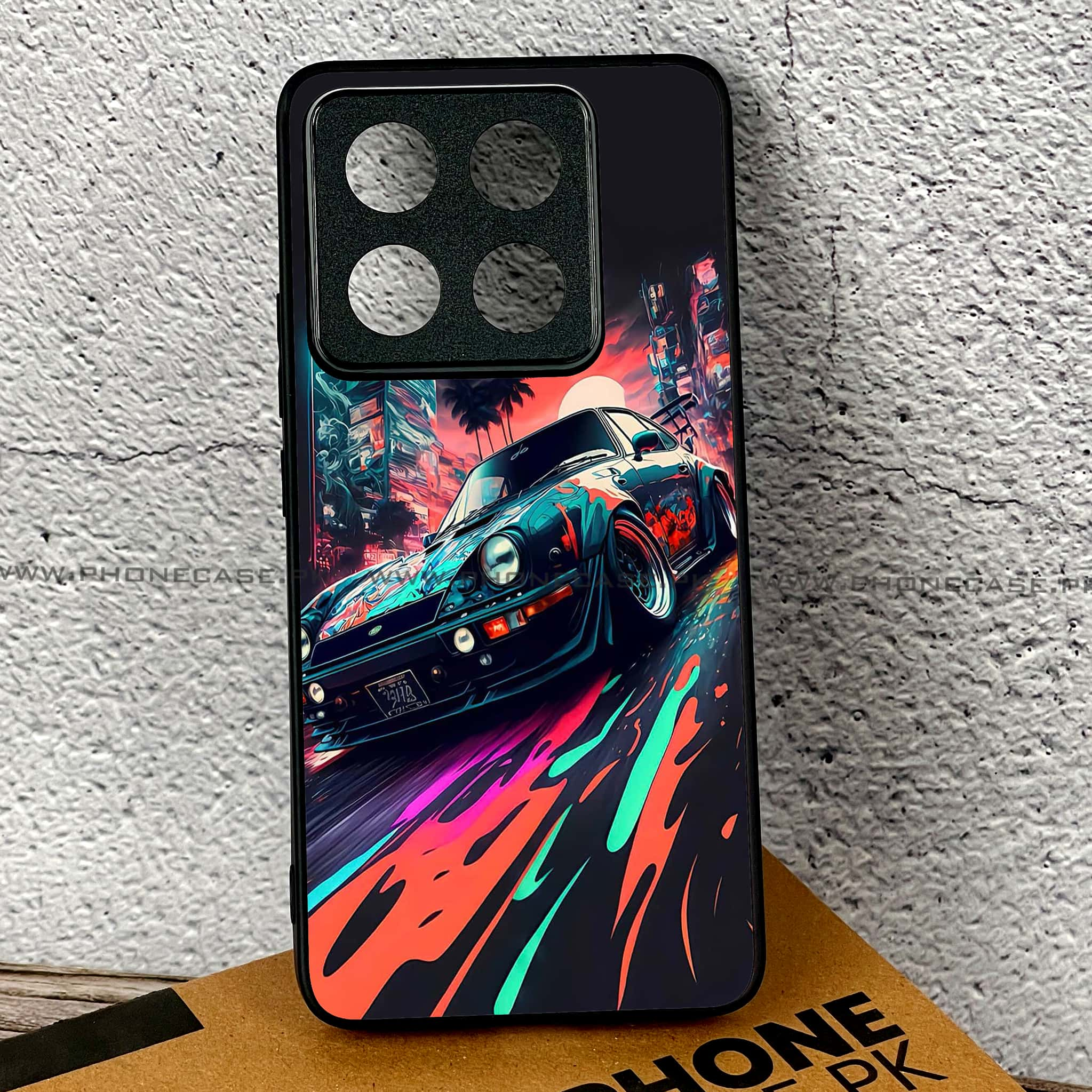 Xiaomi 14T Pro - Racing 2.0 Series - Premium Printed Glass soft Bumper shock Proof Case