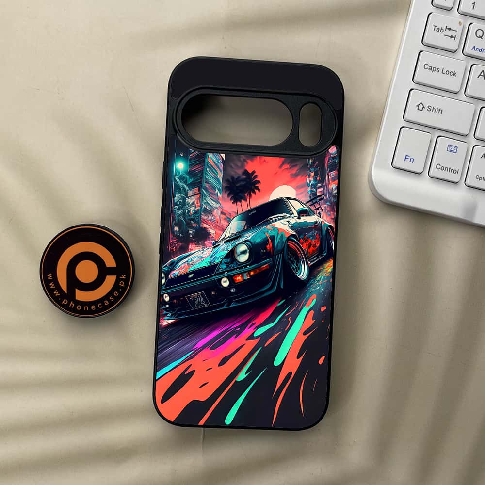 Google Pixel 10 Pro  - Racing 2.0 Series - Premium Metal Printed soft Bumper Shock Proof Case