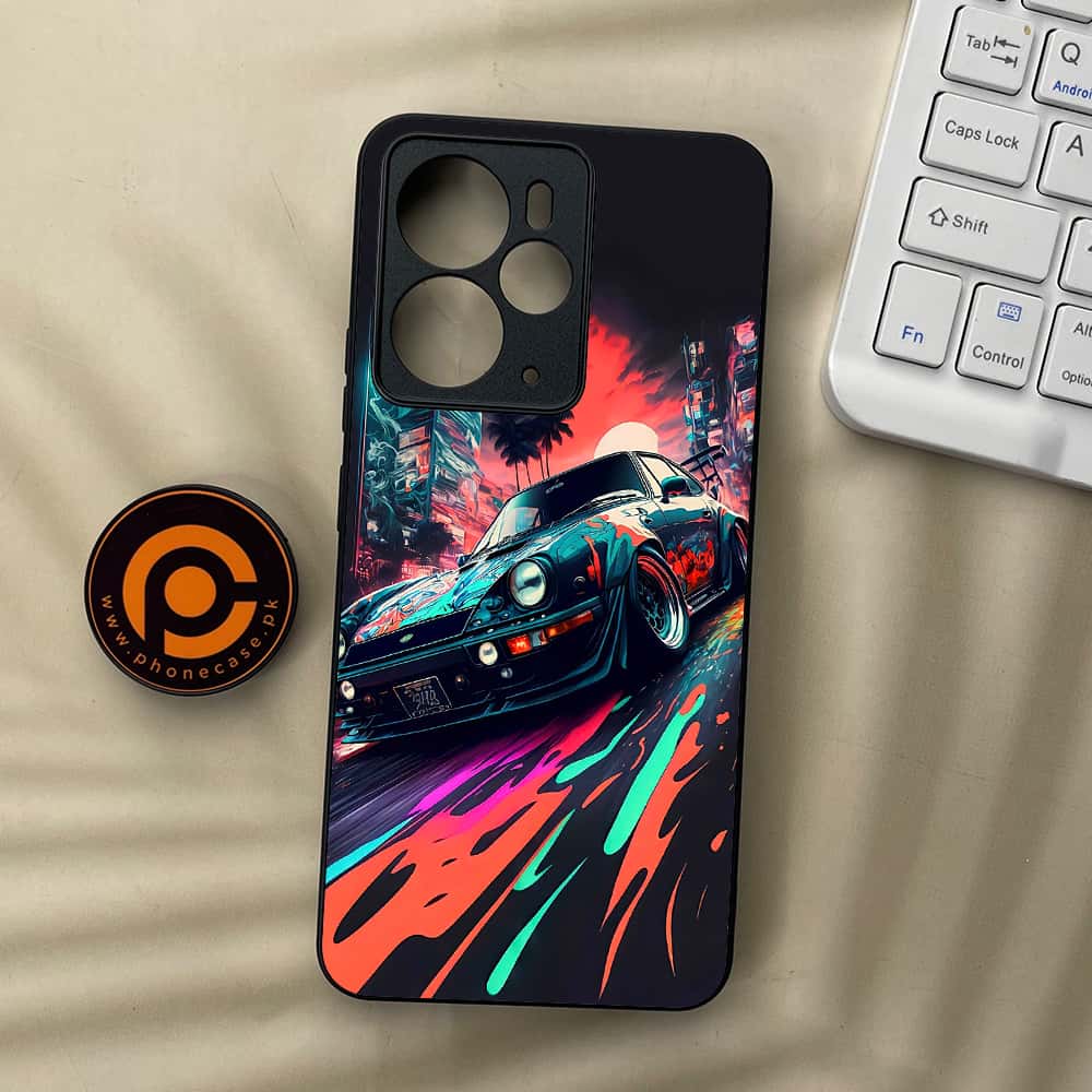 Realme 14 5G - Racing 2.0 Series - Premium Metal Printed soft Bumper Shock Proof Case
