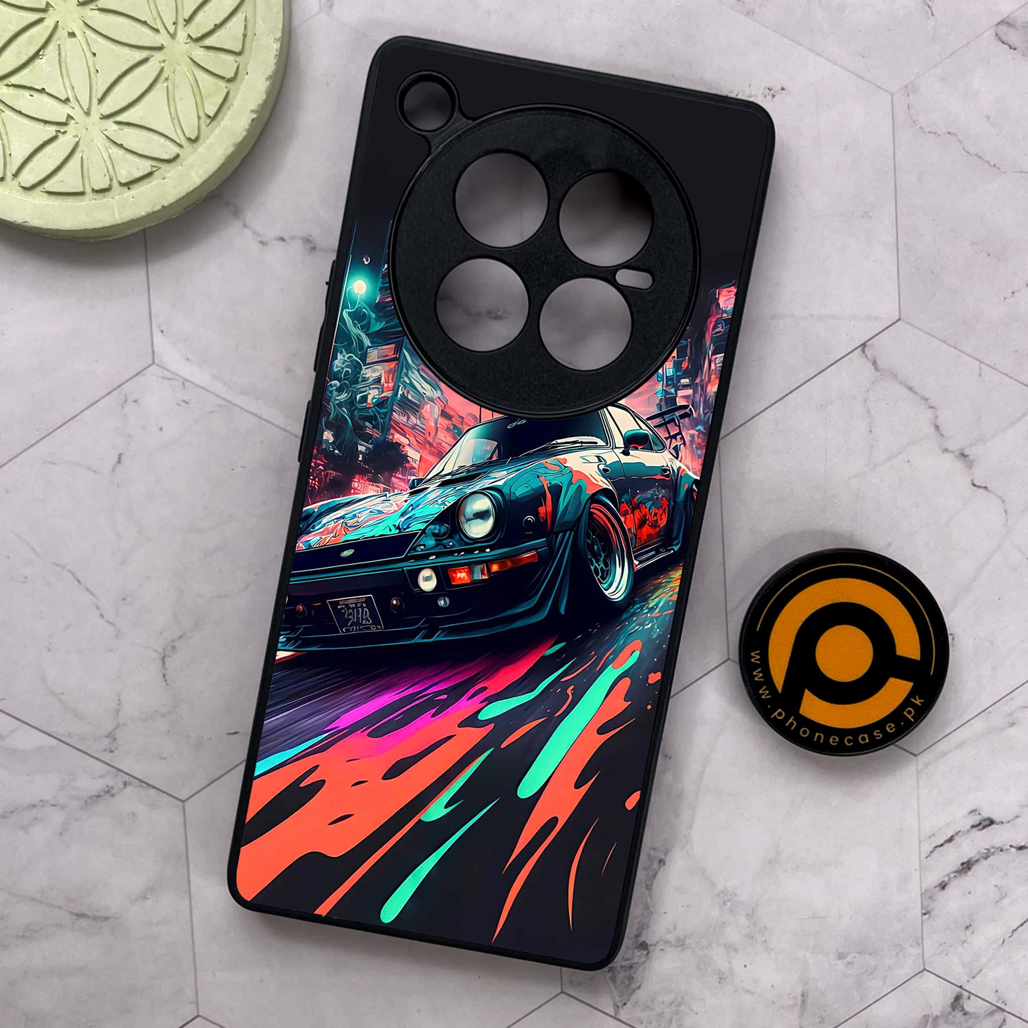 Infinix Zero 40 5G - Racing 2.0 Series - Premium Metal Printed soft Bumper shock Proof Case
