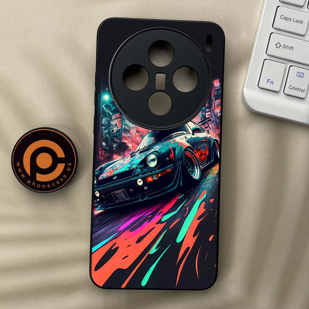 Vivo X200 - Racing 2.0 Series - Premium Metal  Printed soft Bumper shock Proof Case