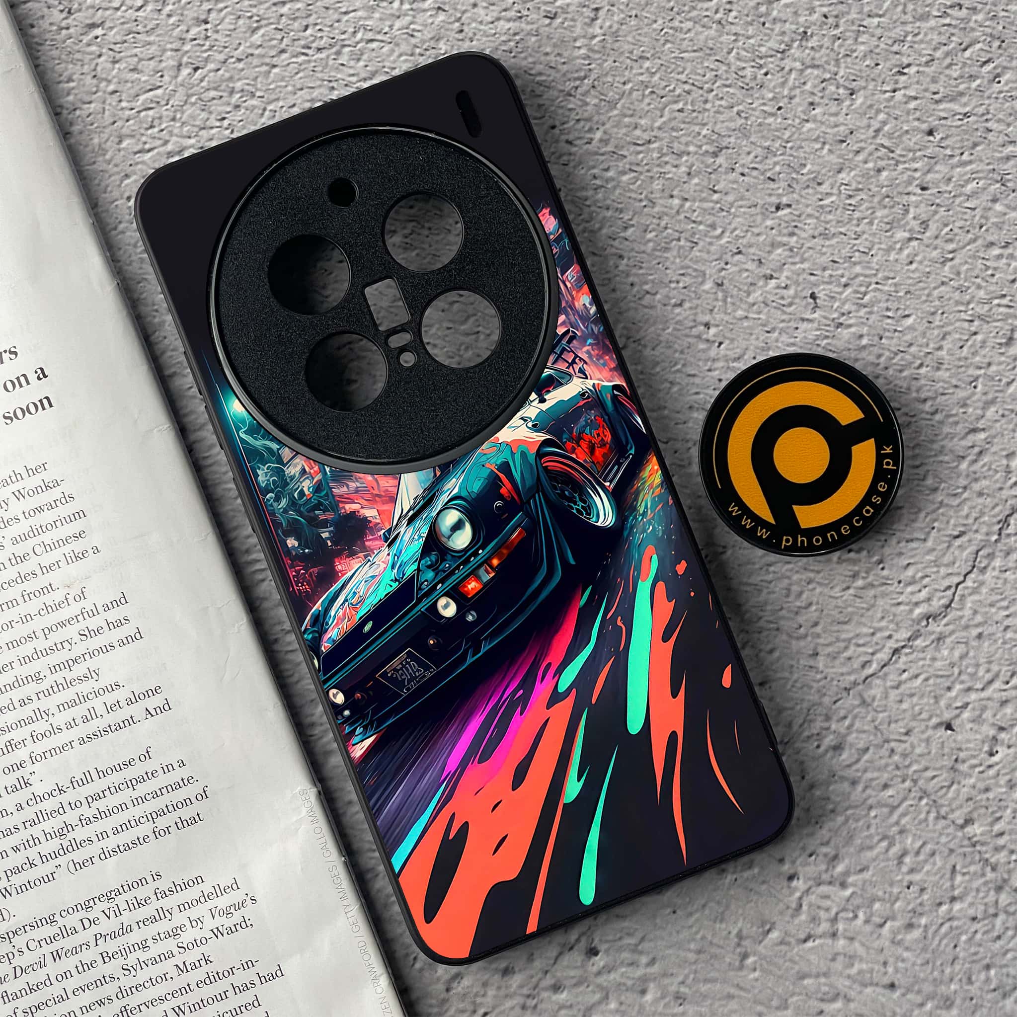 Vivo X200 Pro - Racing 2.0 Series - Premium Metal  Printed soft Bumper shock Proof Case