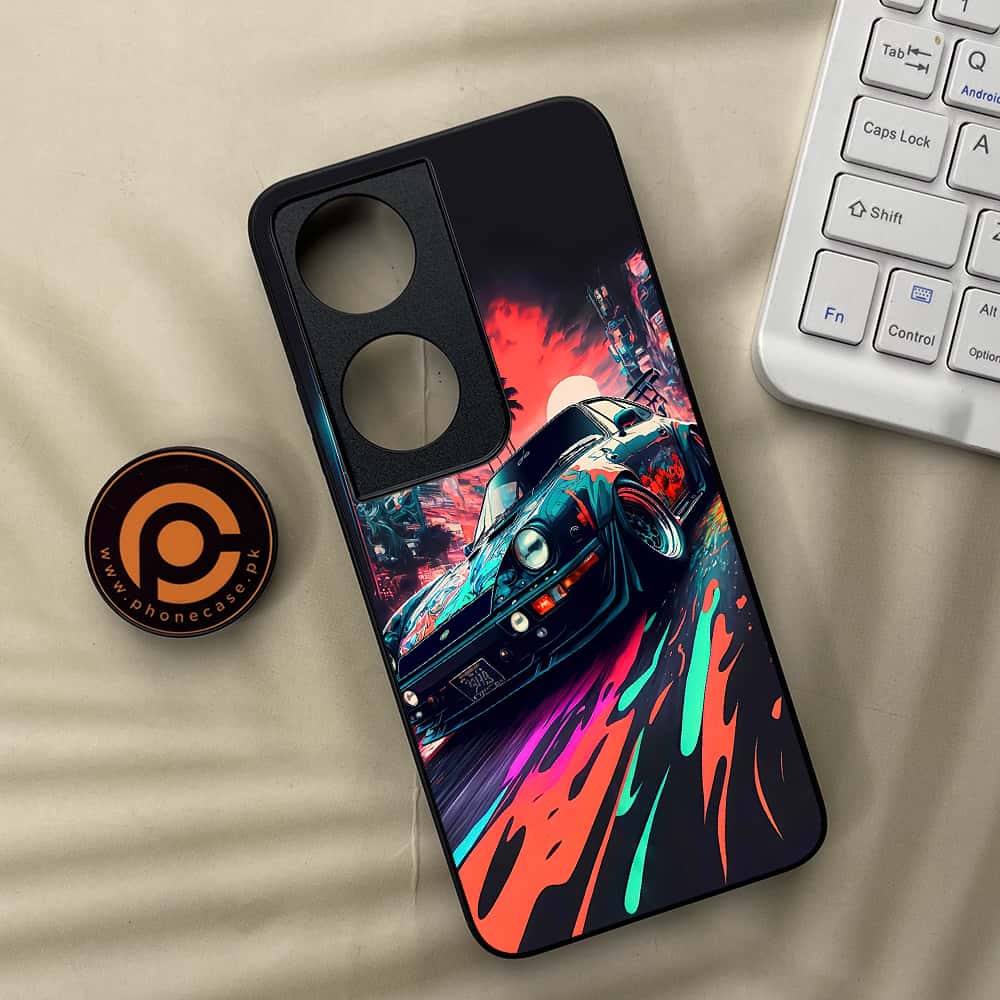 Honor X7b - Racing 2.0 Series - Premium Metal  Printed soft Bumper shock Proof Case