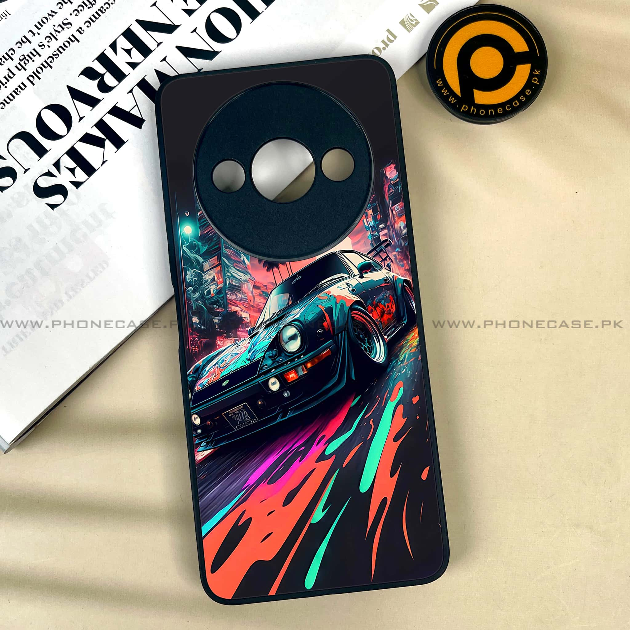 Xiaomi Redmi A3x - Racing Series 2.0 - Premium Printed Metal soft Bumper shock Proof Case