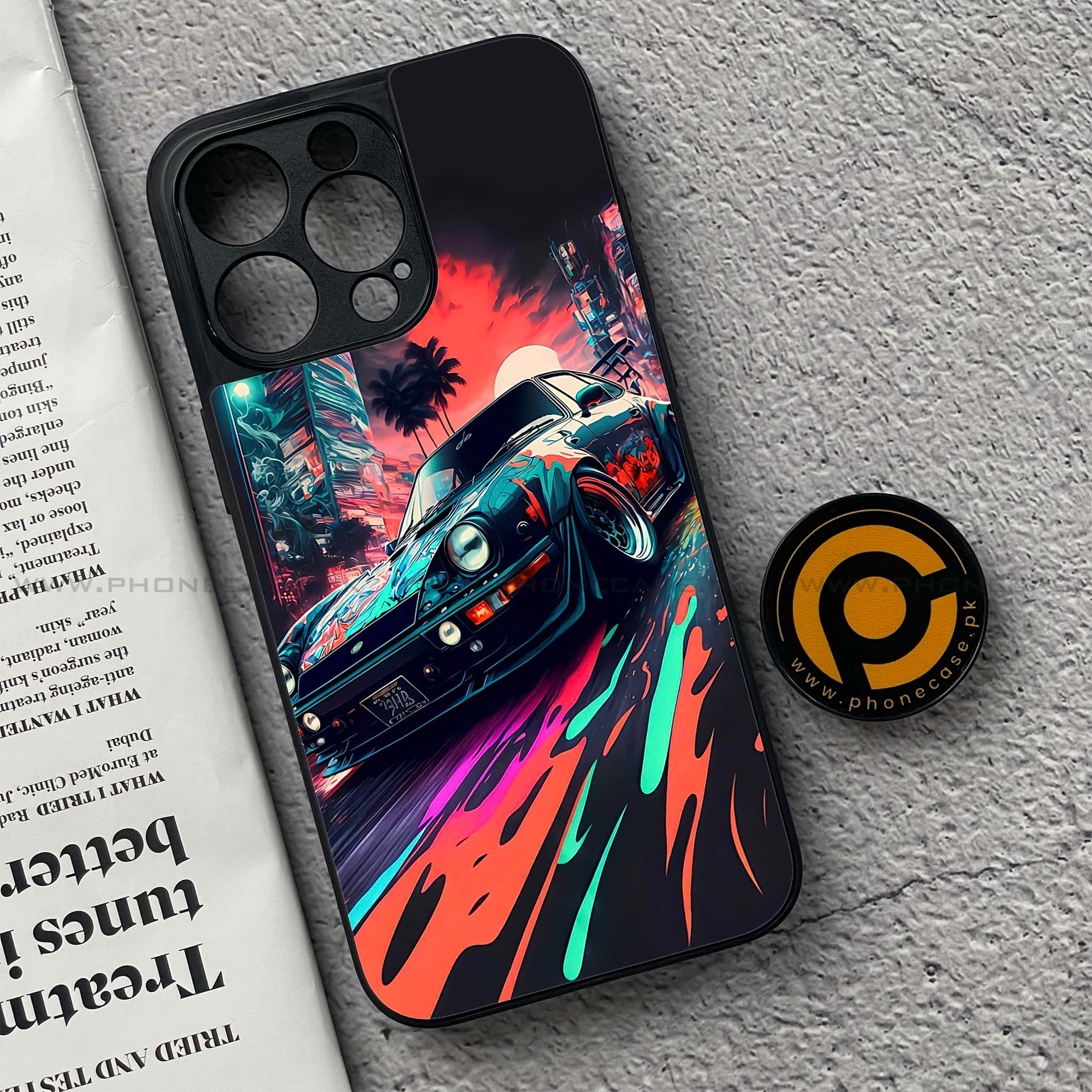 iPhone 15 Pro - Racing 2.0 Series - Premium Metal Printed soft Bumper shock Proof Case