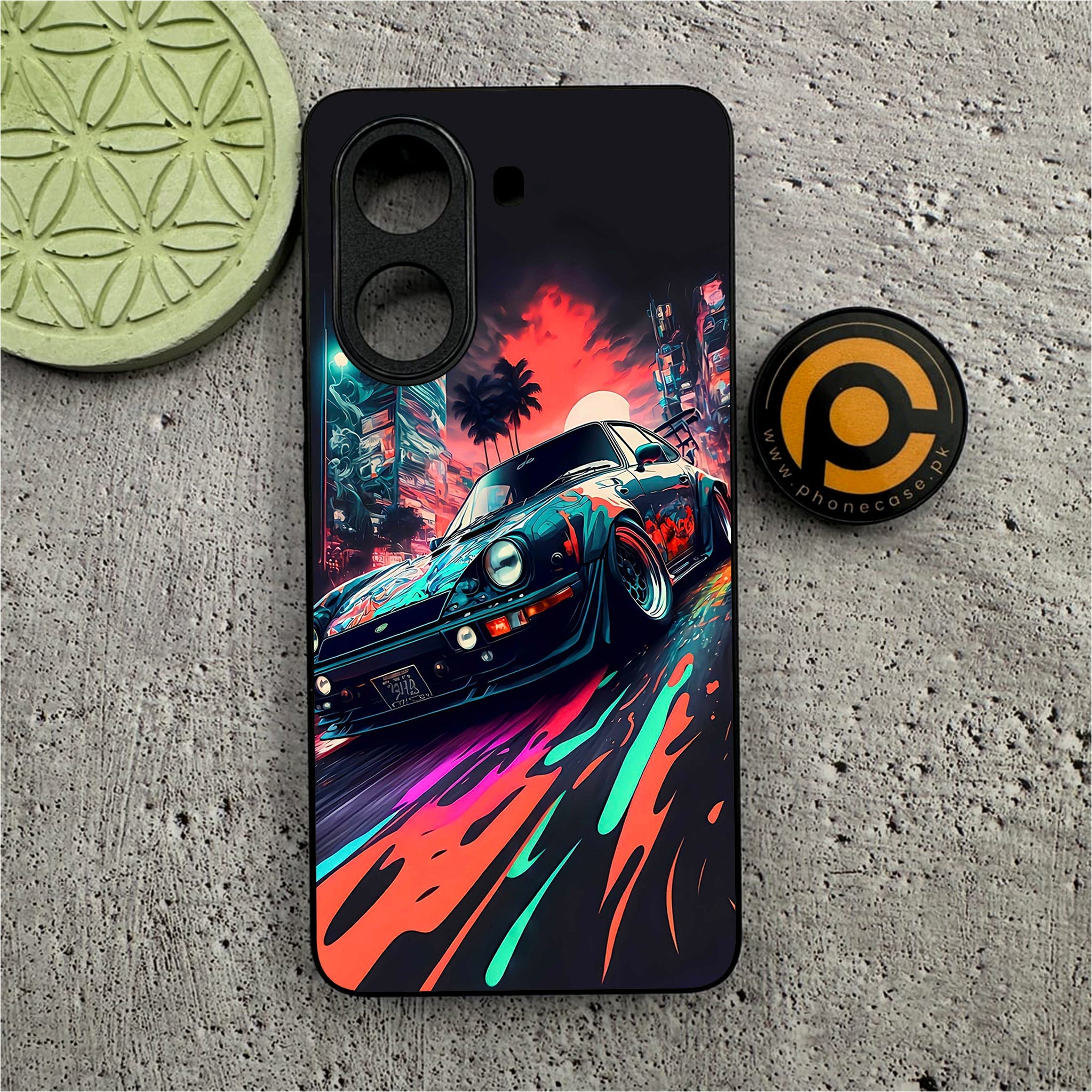 Xiaomi Poco X7 Pro 5G - Racing 2.0 Series - Premium Metal  Printed soft Bumper shock Proof Case
