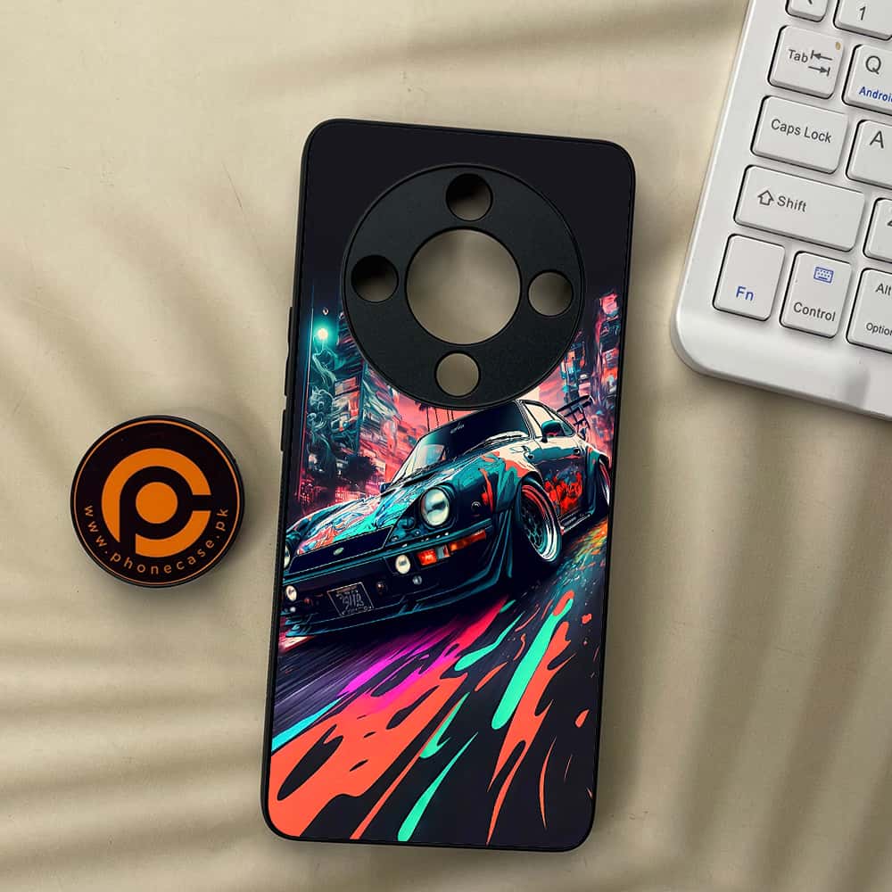 HONOR X9b 5G - Racing 2.0 Series - Premium Metal  Printed soft Bumper shock Proof Case