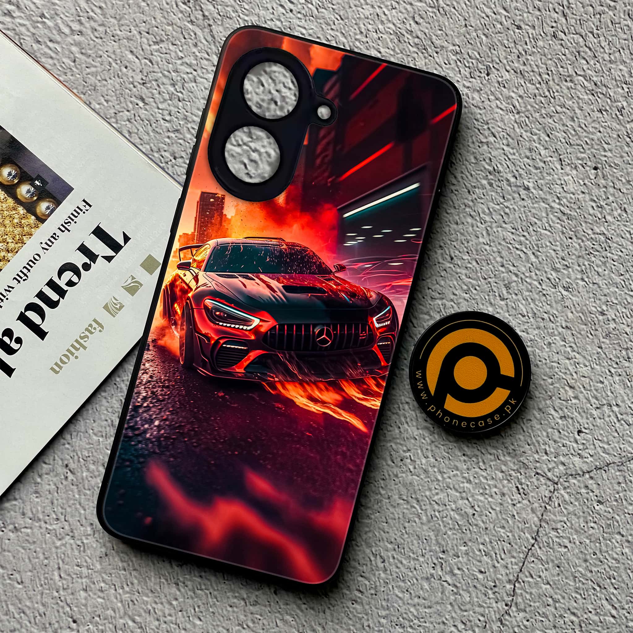 Xiaomi Redmi A5 - Racing 2.0 Series - Premium Metal Printed soft Bumper shock Proof Case
