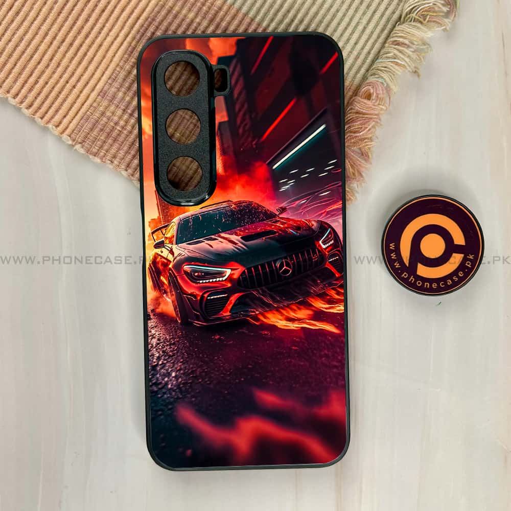 Infinix Hot 60i - Racing 2.0 Series - Premium Metal Printed soft Bumper shock Proof Case