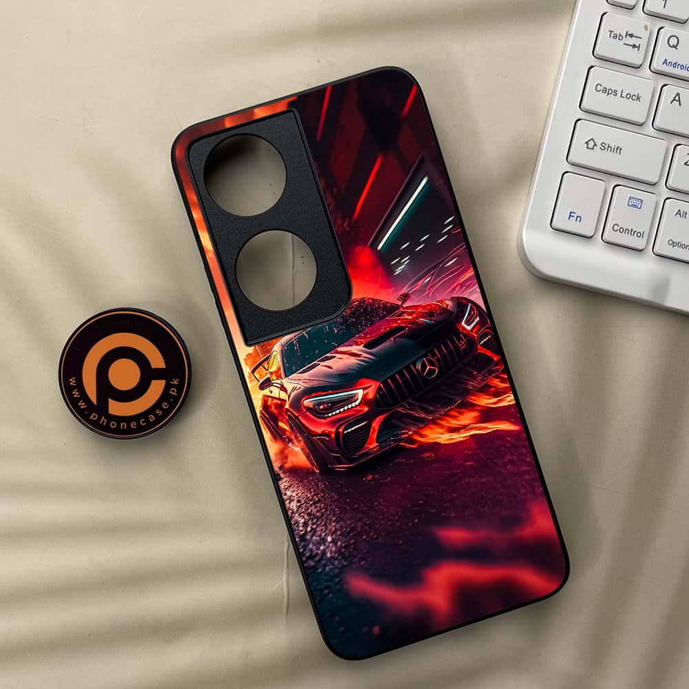 Honor X7b - Racing 2.0 Series - Premium Metal  Printed soft Bumper shock Proof Case