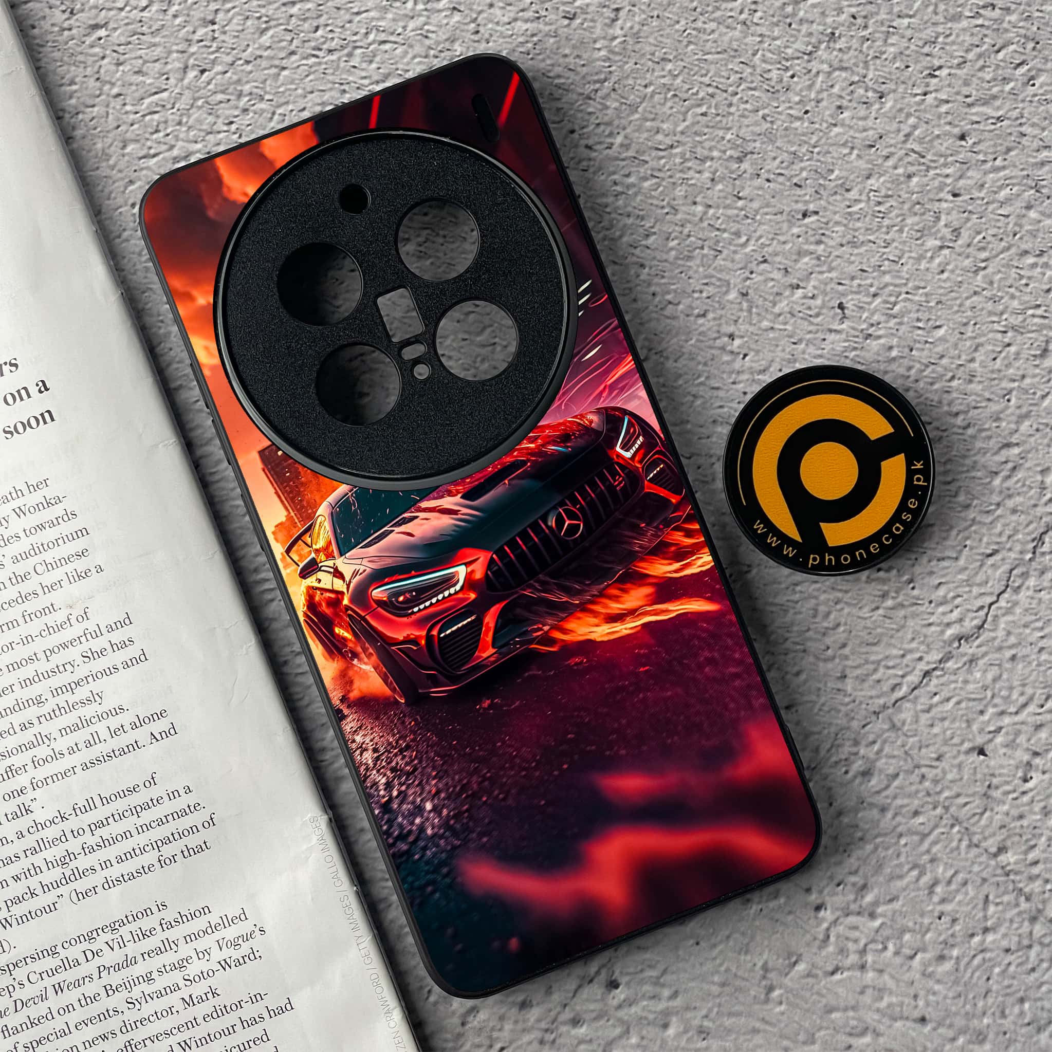 Vivo X200 Pro - Racing 2.0 Series - Premium Metal  Printed soft Bumper shock Proof Case