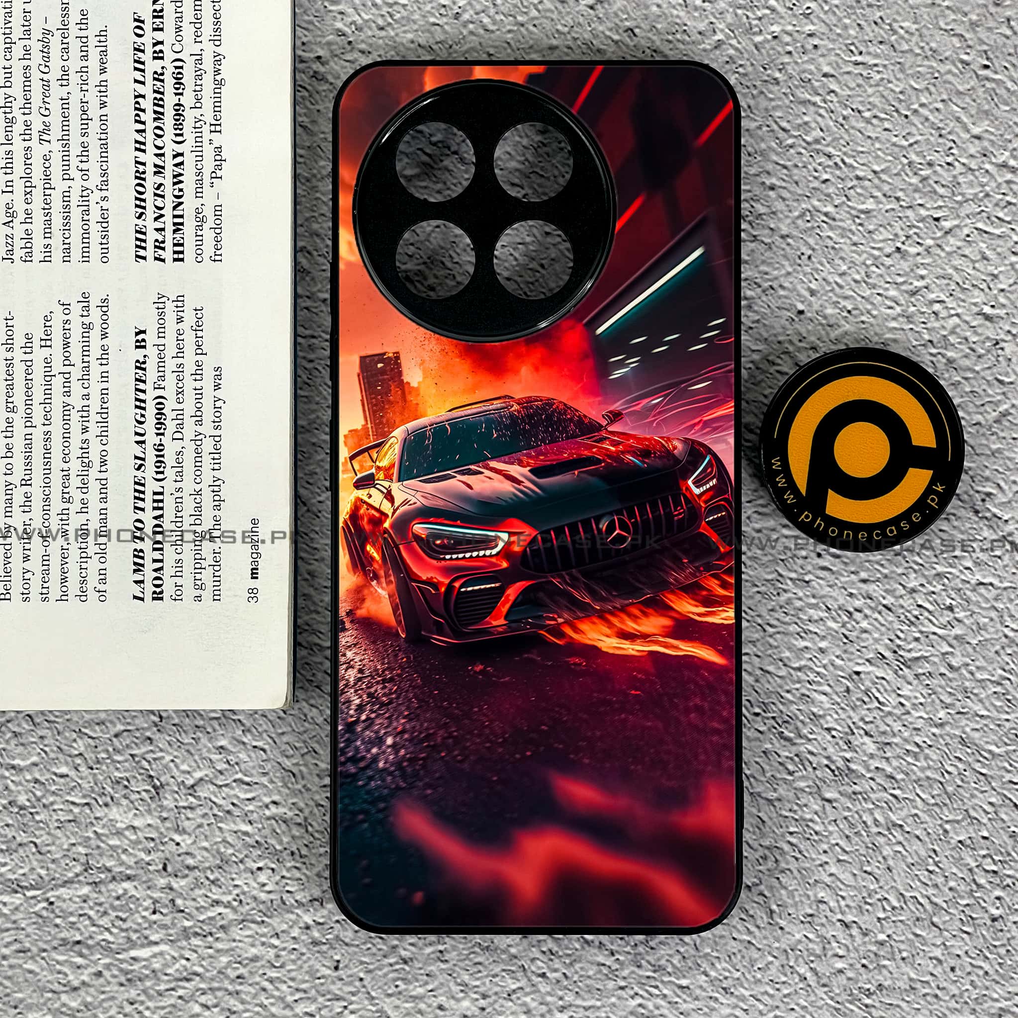 OnePlus 13R - Racing 2.0 Series - Premium Printed Glass soft Bumper shock Proof Case