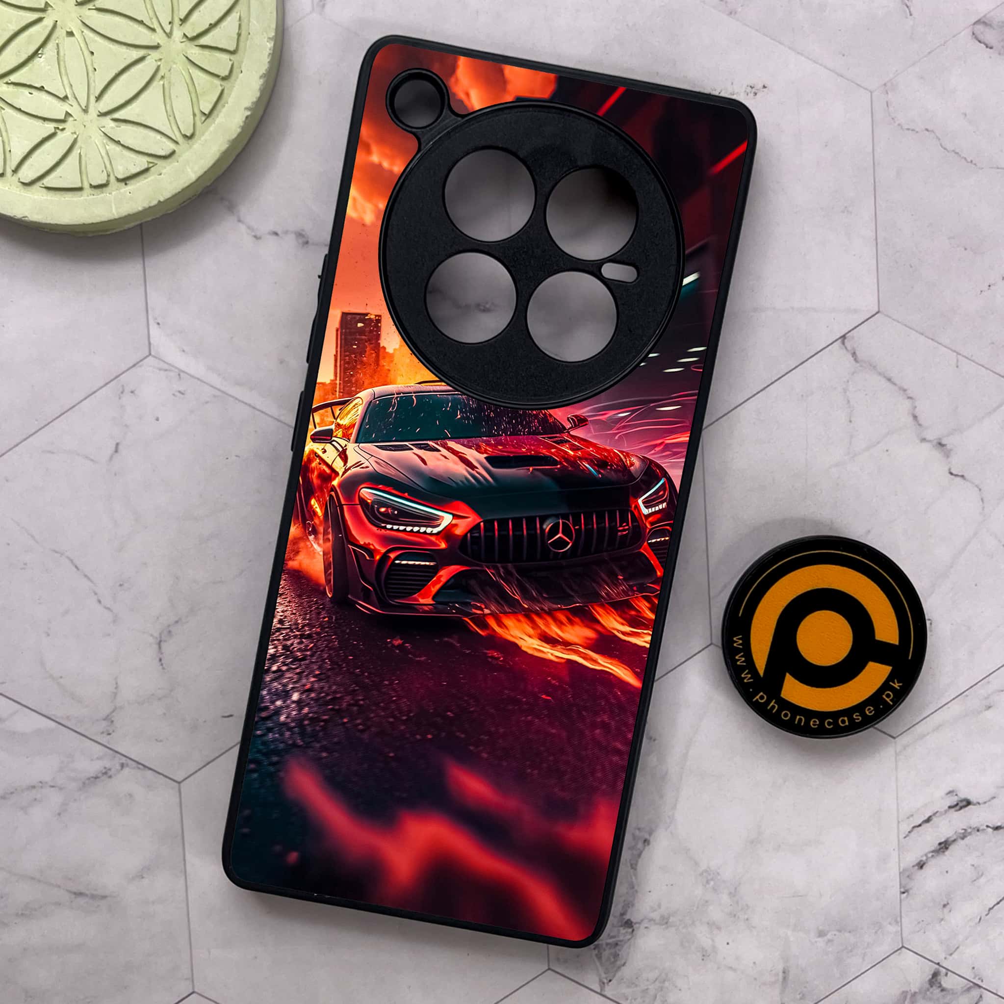 Infinix Zero 40 5G - Racing 2.0 Series - Premium Metal Printed soft Bumper shock Proof Case