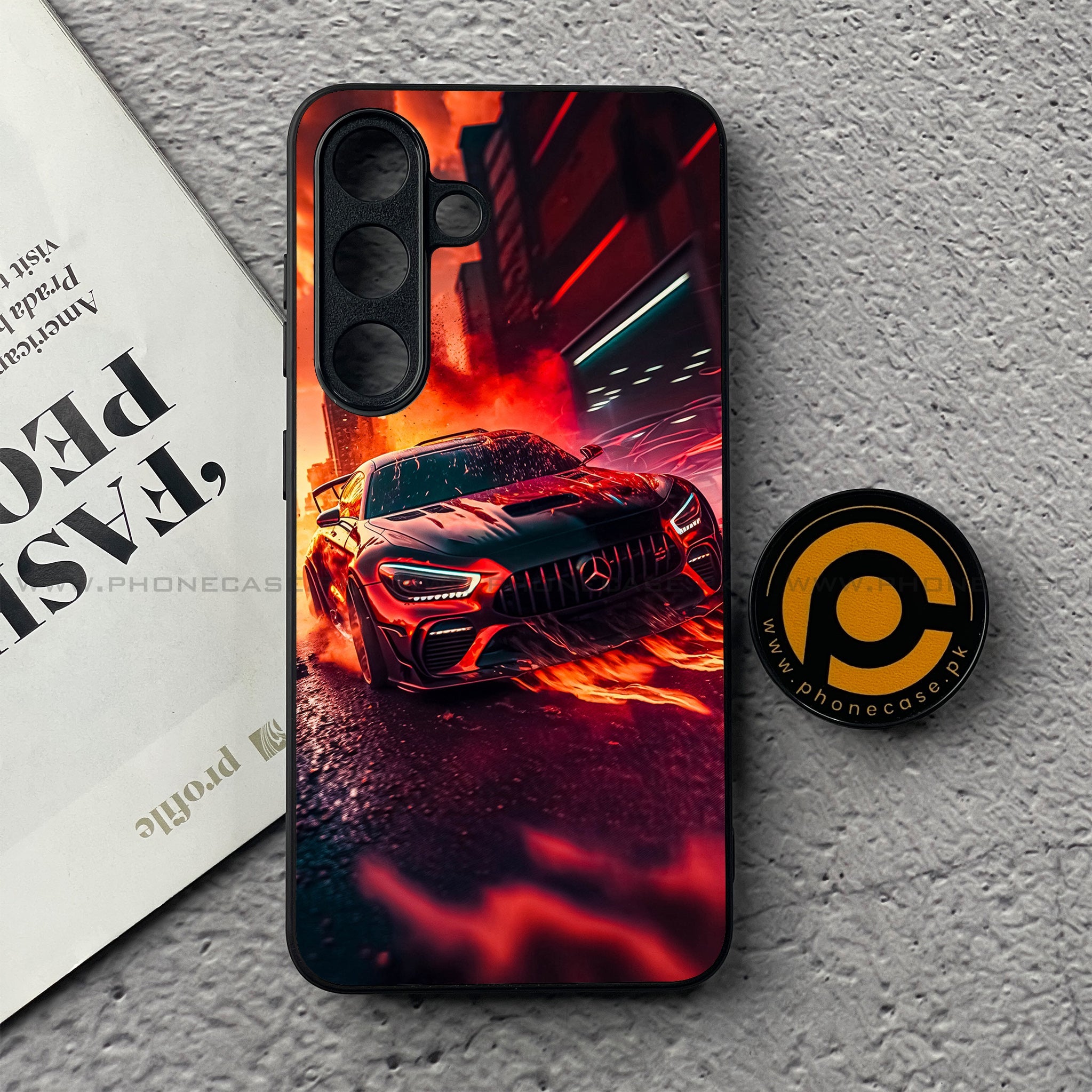 Samsung Galaxy S25 FE - Racing 2.0 Series - Premium Metal Printed soft Bumper shock Proof Case