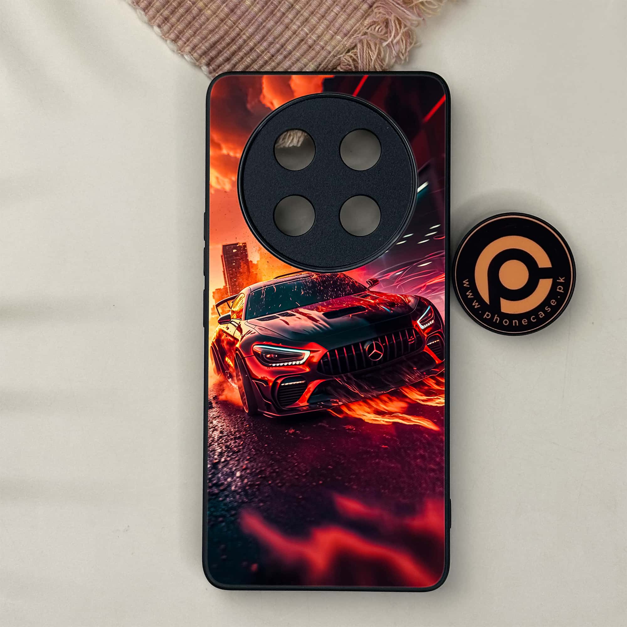 Honor X9c 5G - Racing 2.0 Series - Premium Metal Printed soft Bumper shock Proof Case