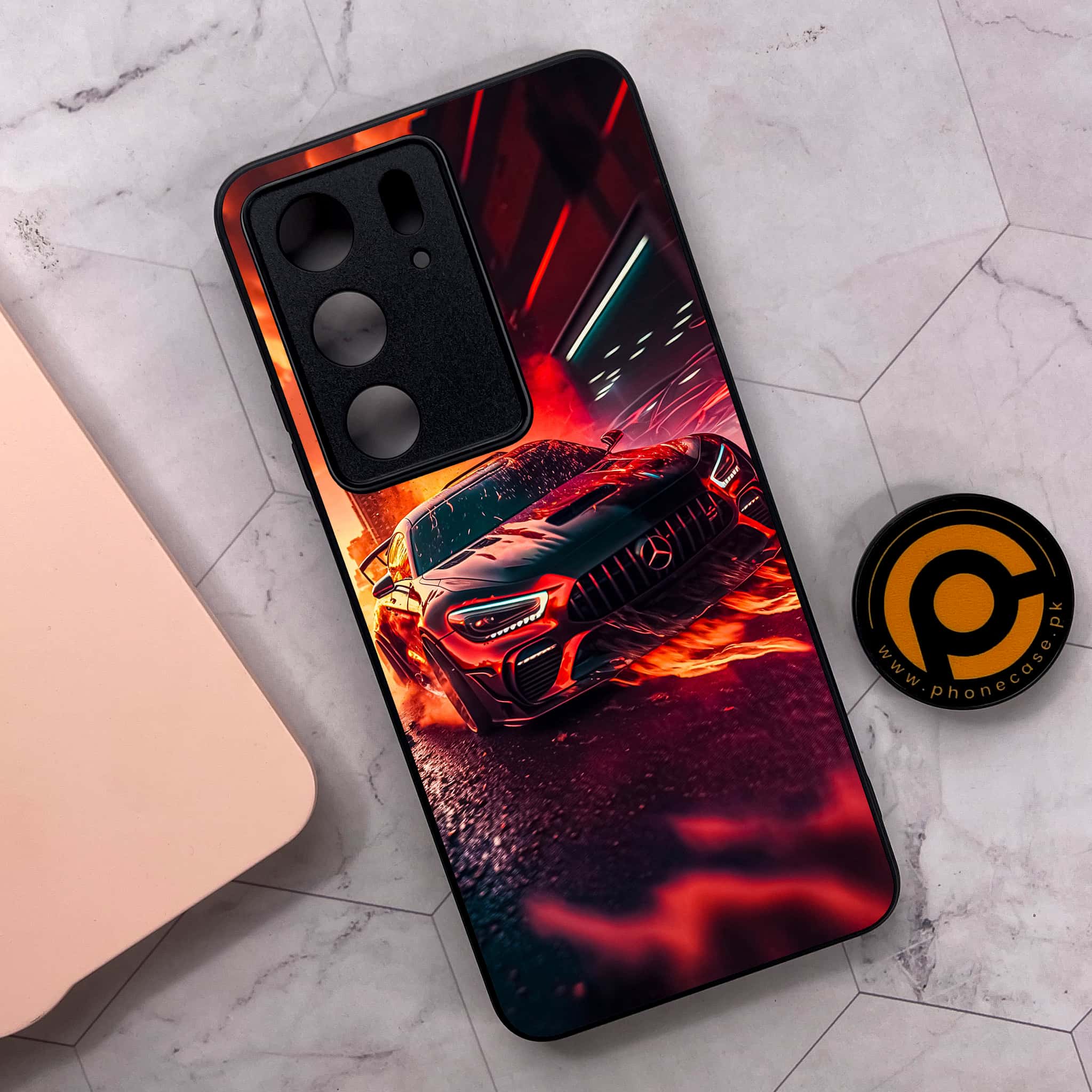 Realme C75x 4G - Racing 2.0 Series - Premium Metal Printed soft Bumper shock Proof Case