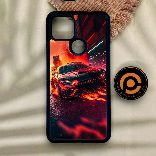 Google Pixel 4a 5G - Racing Design 3 - Premium Metal Printed Soft Bumper Shock Proof Case